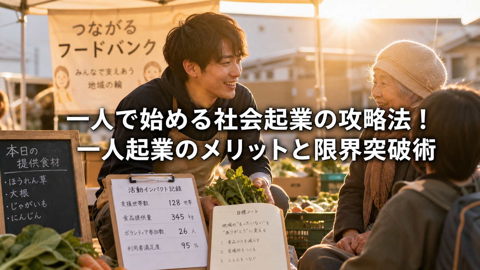 一人で始める社会起業の攻略法！一人起業のメリットと限界突破術