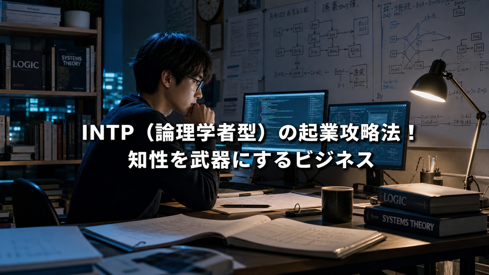 INTP（論理学者型）の起業攻略法！知性を武器にするビジネス