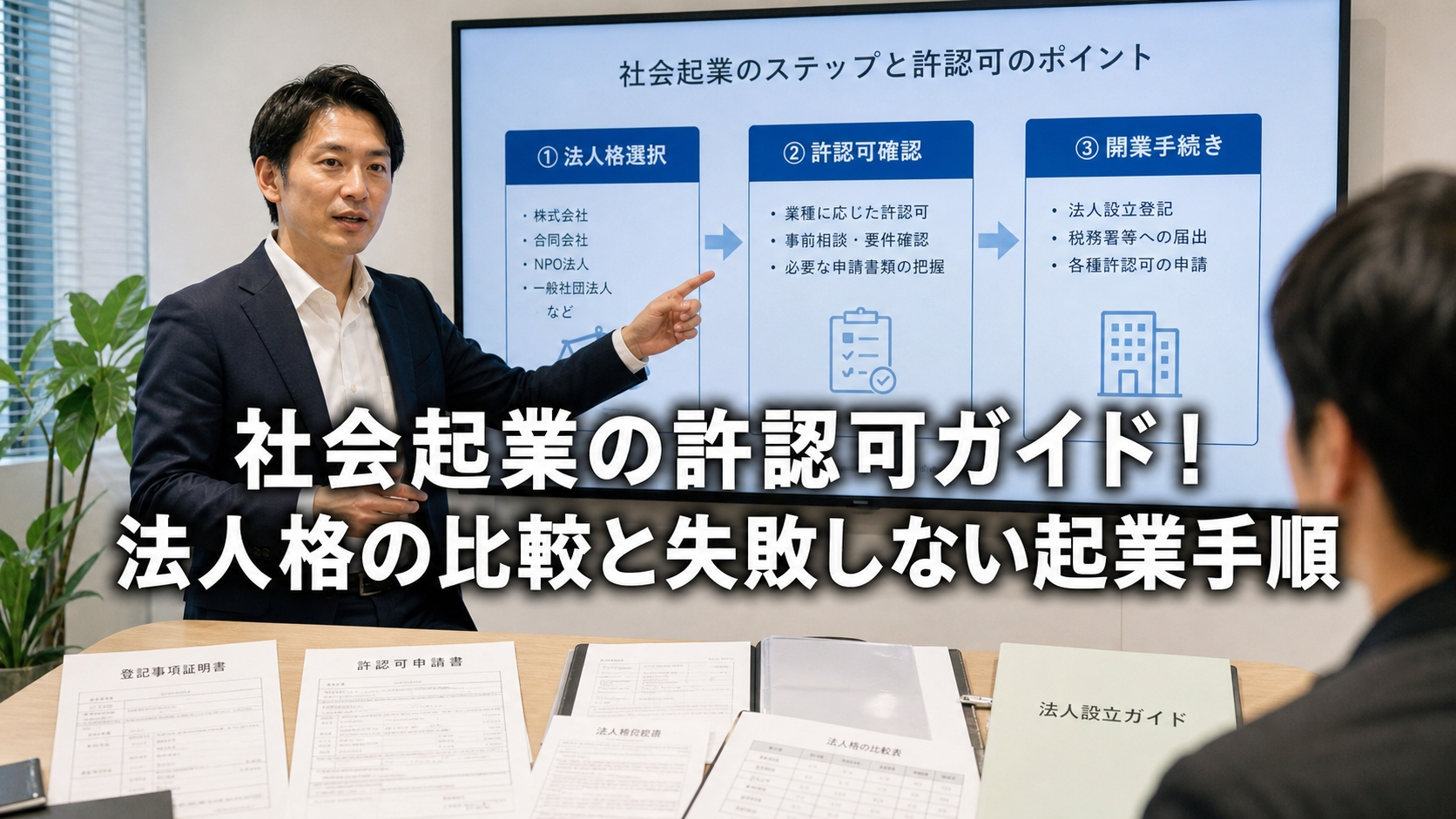 社会起業の許認可ガイド！法人格の比較と失敗しない起業手順