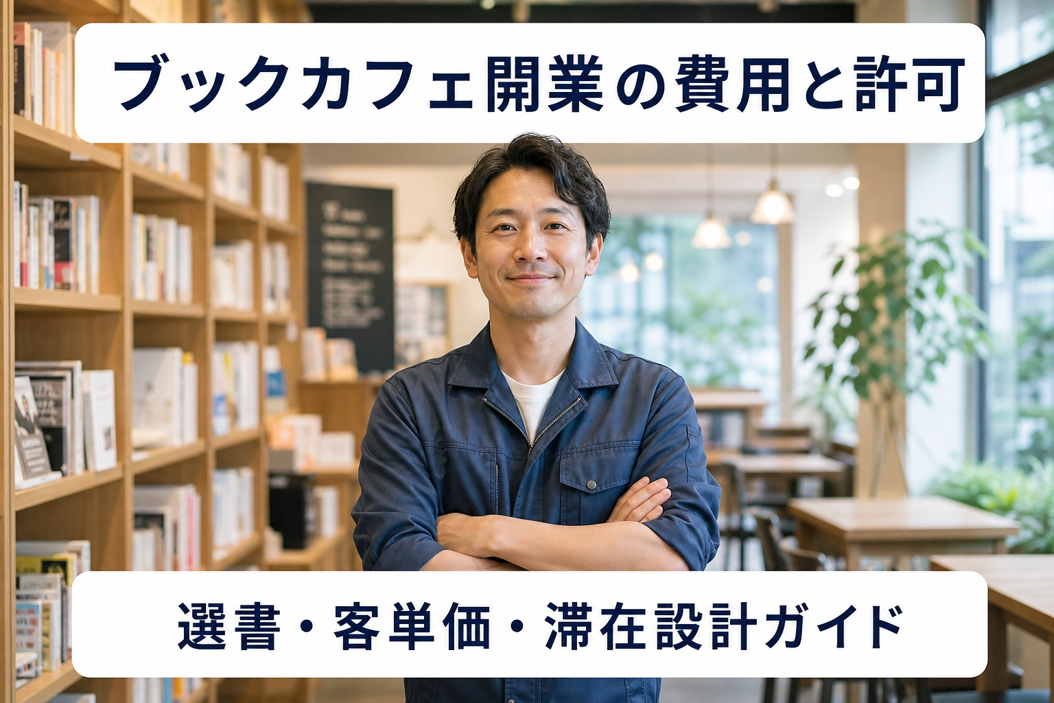 ブックカフェ開業の費用と許可｜選書・客単価・滞在設計ガイド