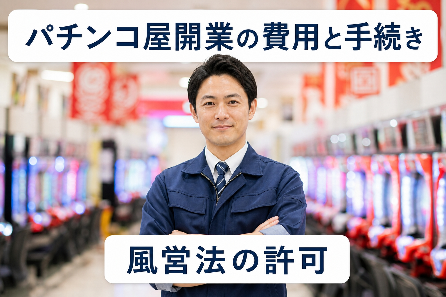 パチンコ屋開業の費用と手続き｜風営法の許可