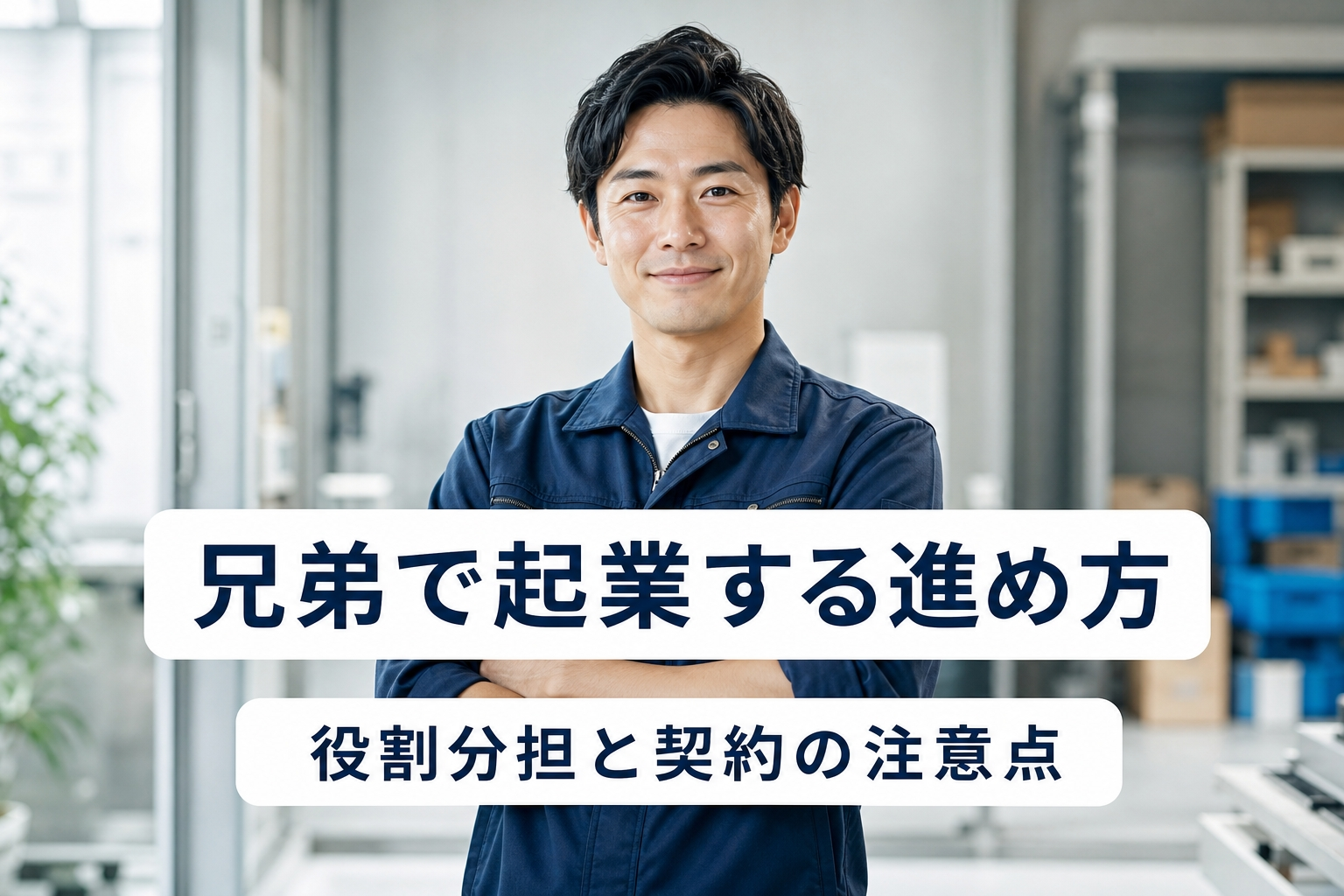 兄弟で起業する進め方｜役割分担と契約の注意点