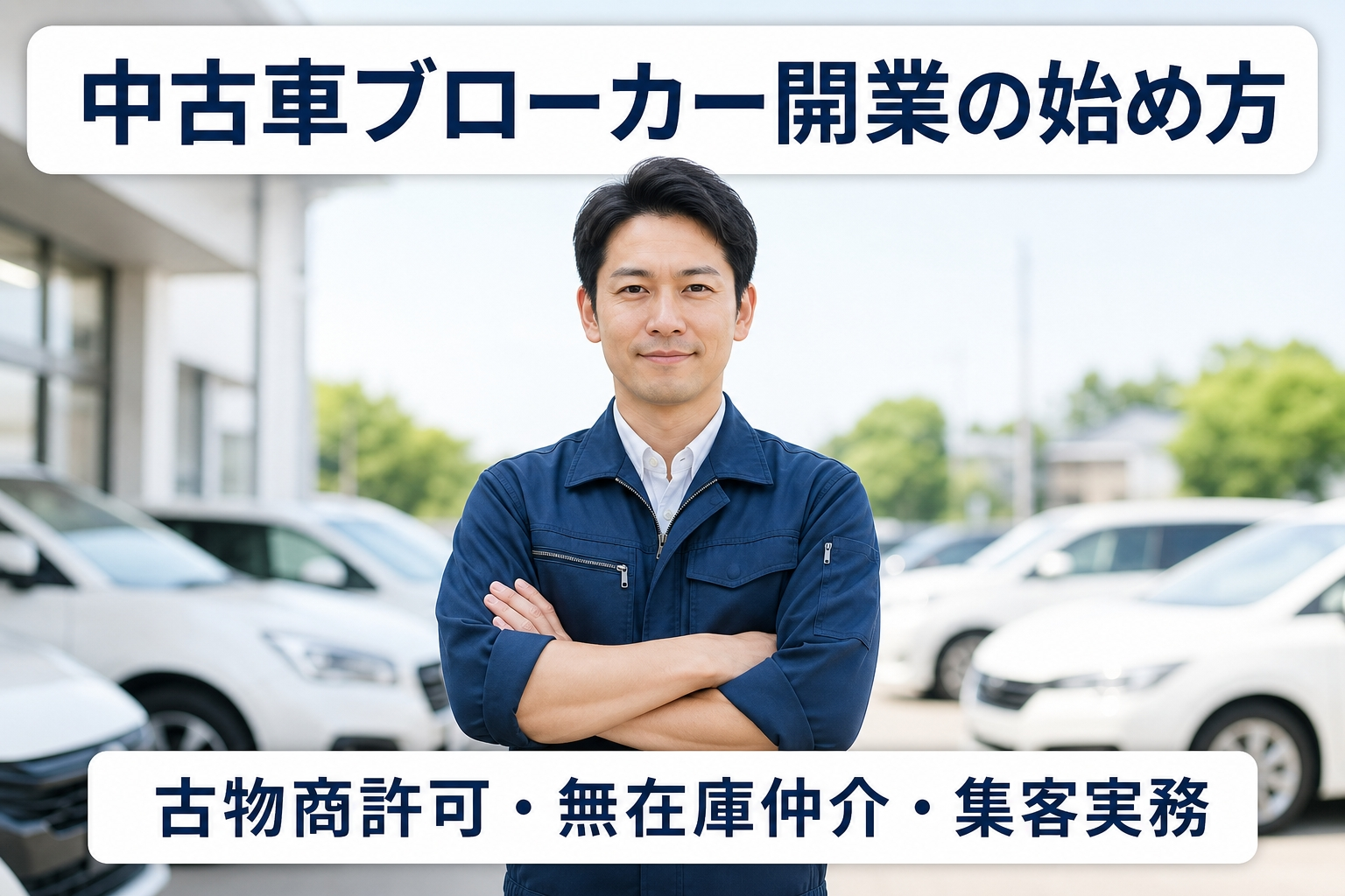 中古車ブローカー開業の始め方｜古物商許可・無在庫仲介・集客実務