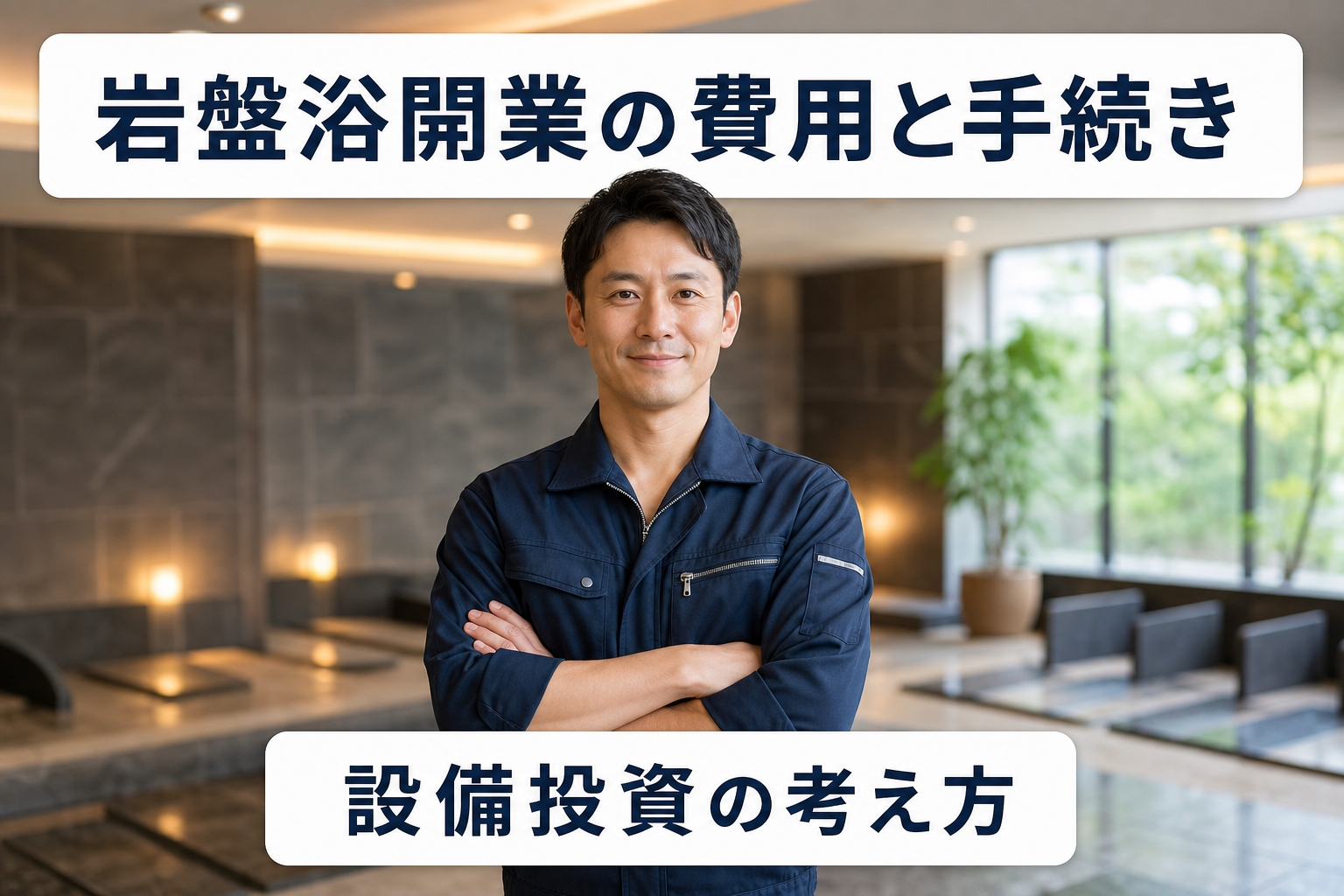 岩盤浴開業の費用と手続き｜設備投資の考え方