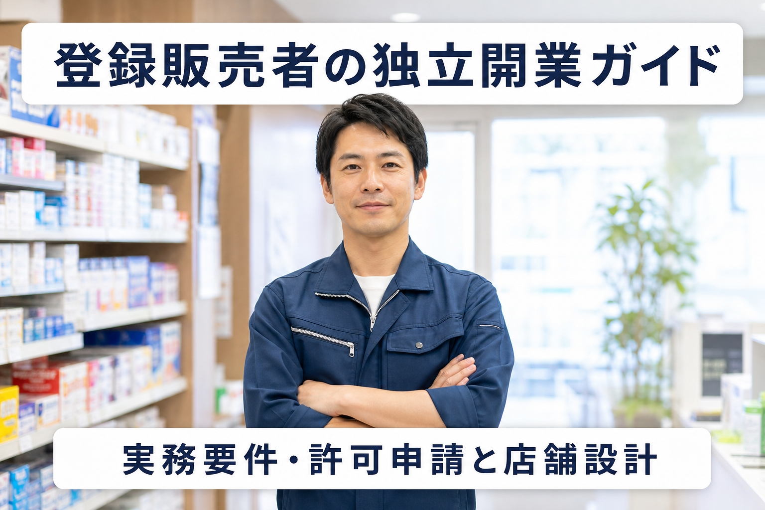 登録販売者の独立開業ガイド｜実務要件・許可申請と店舗設計