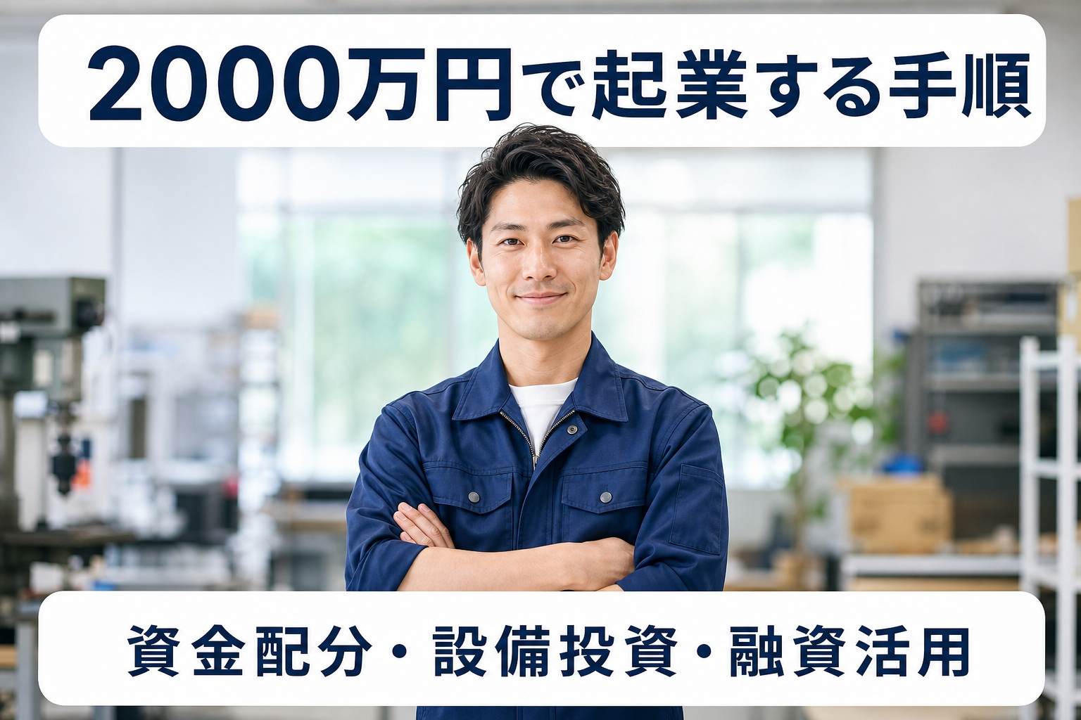 2000万円で起業する手順｜資金配分・設備投資・融資活用
