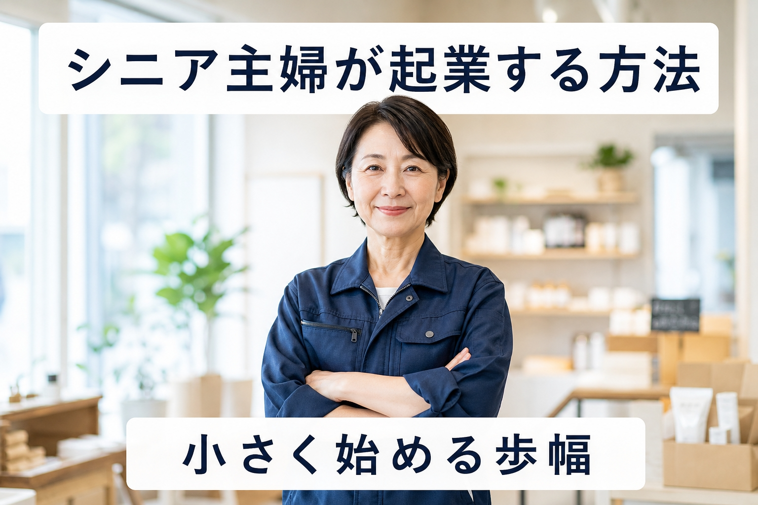 シニア主婦が起業する方法｜小さく始める歩幅