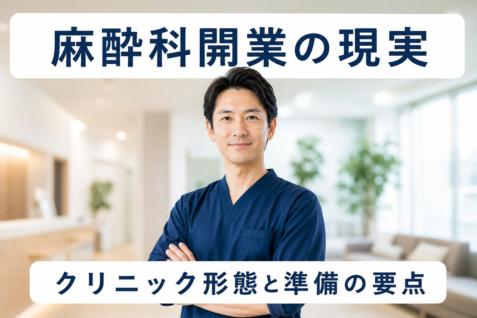麻酔科開業の現実｜クリニック形態と準備の要点