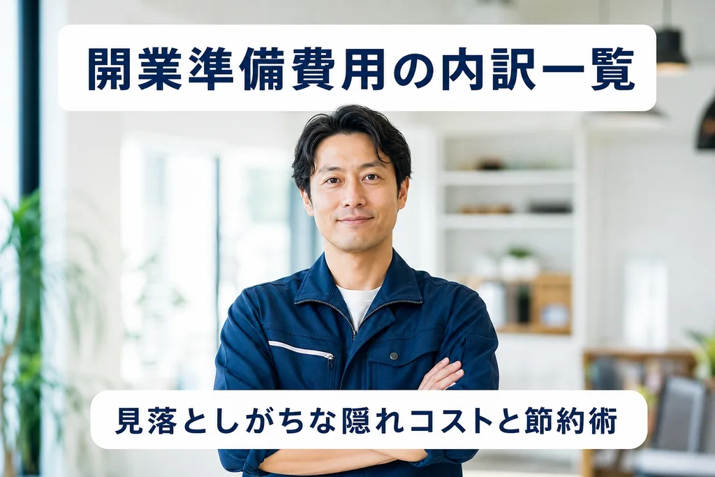 開業準備費用の内訳一覧｜見落としがちな隠れコストと節約術