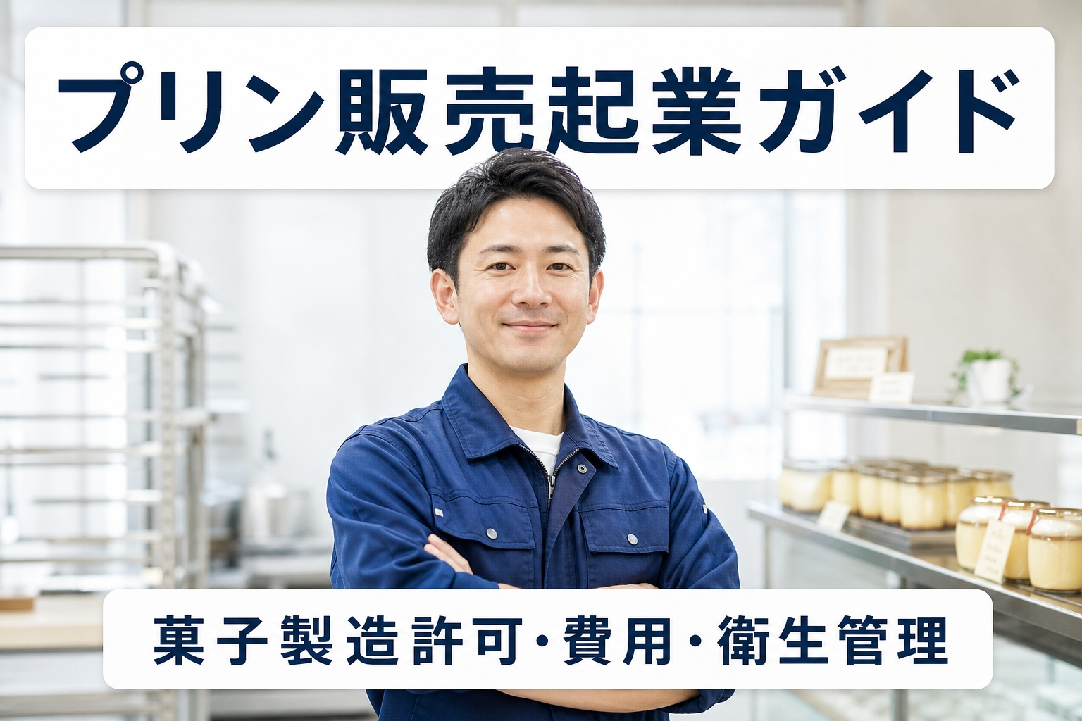 プリン販売起業ガイド｜菓子製造許可・費用・衛生管理