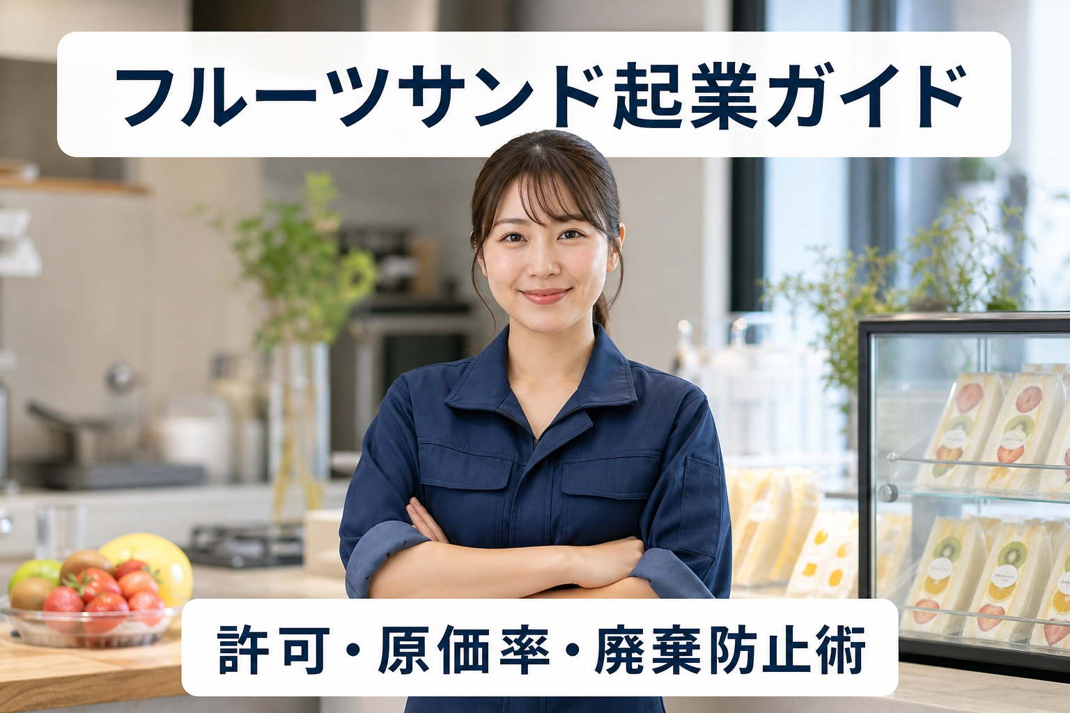 フルーツサンド起業ガイド｜許可・原価率・廃棄防止術