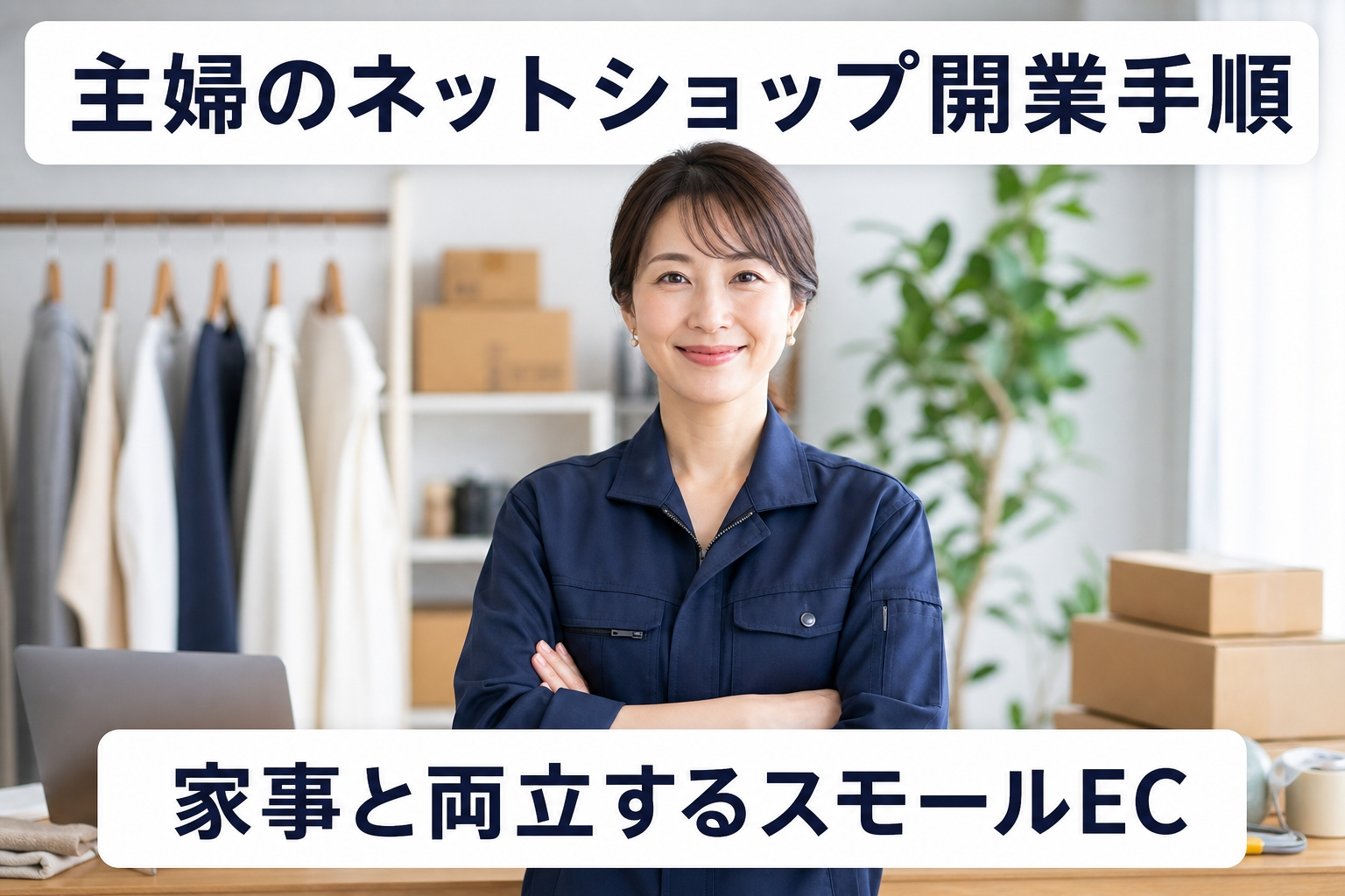 主婦のネットショップ開業手順｜家事と両立するスモールEC