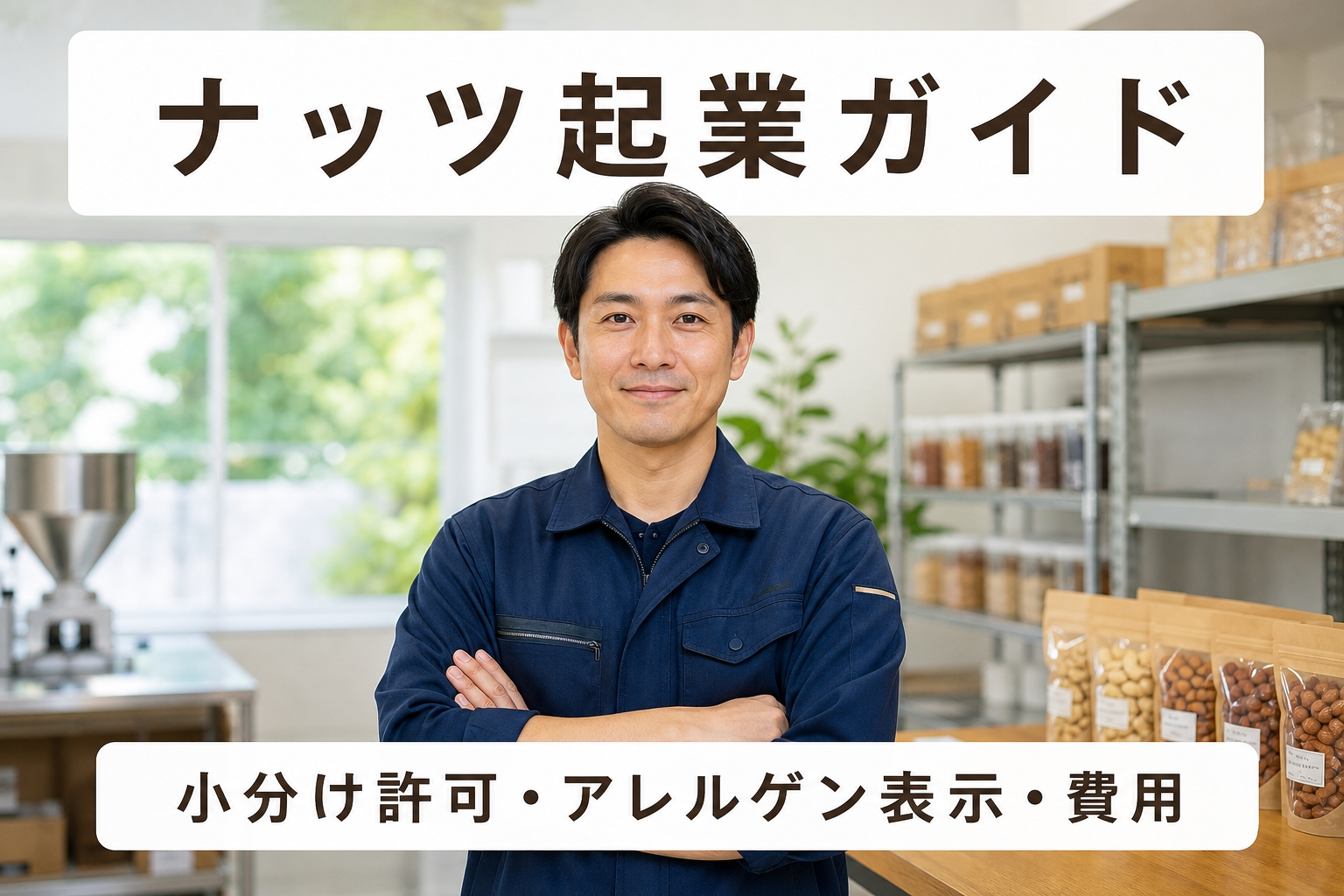 ナッツ起業ガイド｜小分け許可・アレルゲン表示・費用
