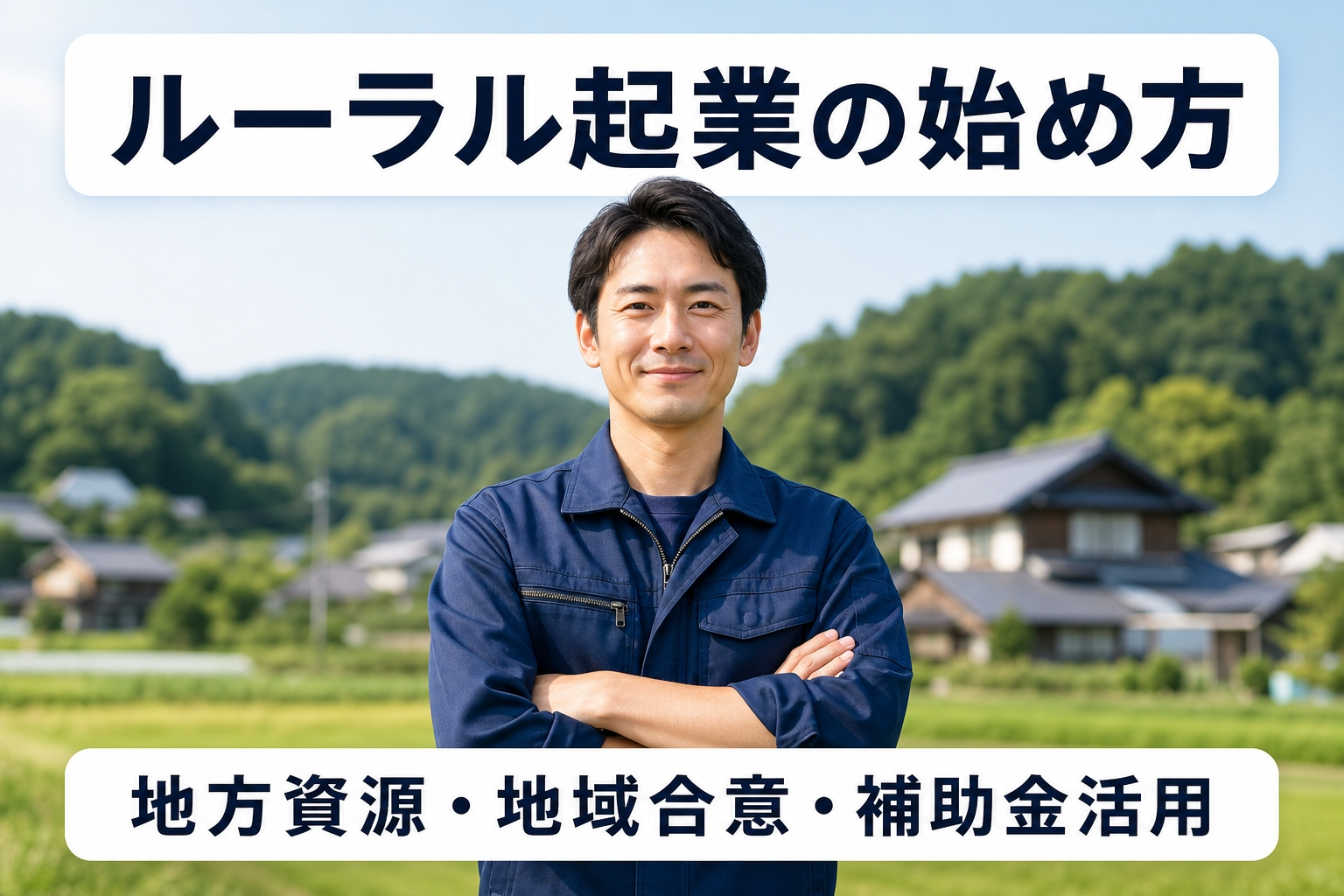 ルーラル起業の始め方｜地方資源・地域合意・補助金活用
