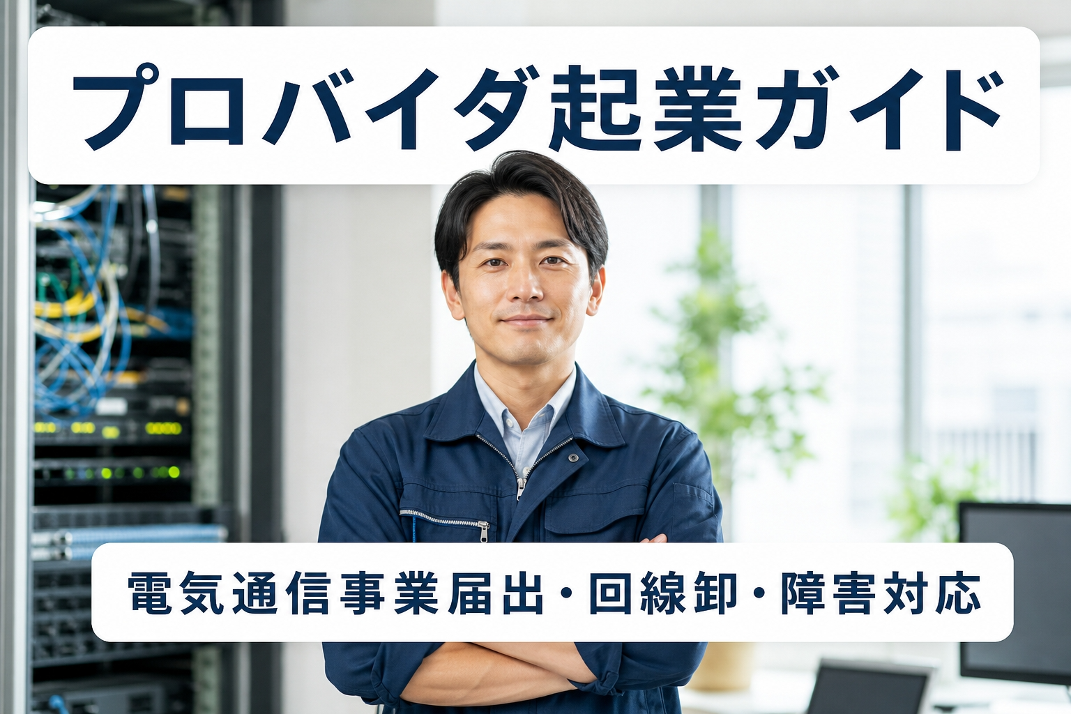 プロバイダ起業ガイド｜電気通信事業届出・回線卸・障害対応