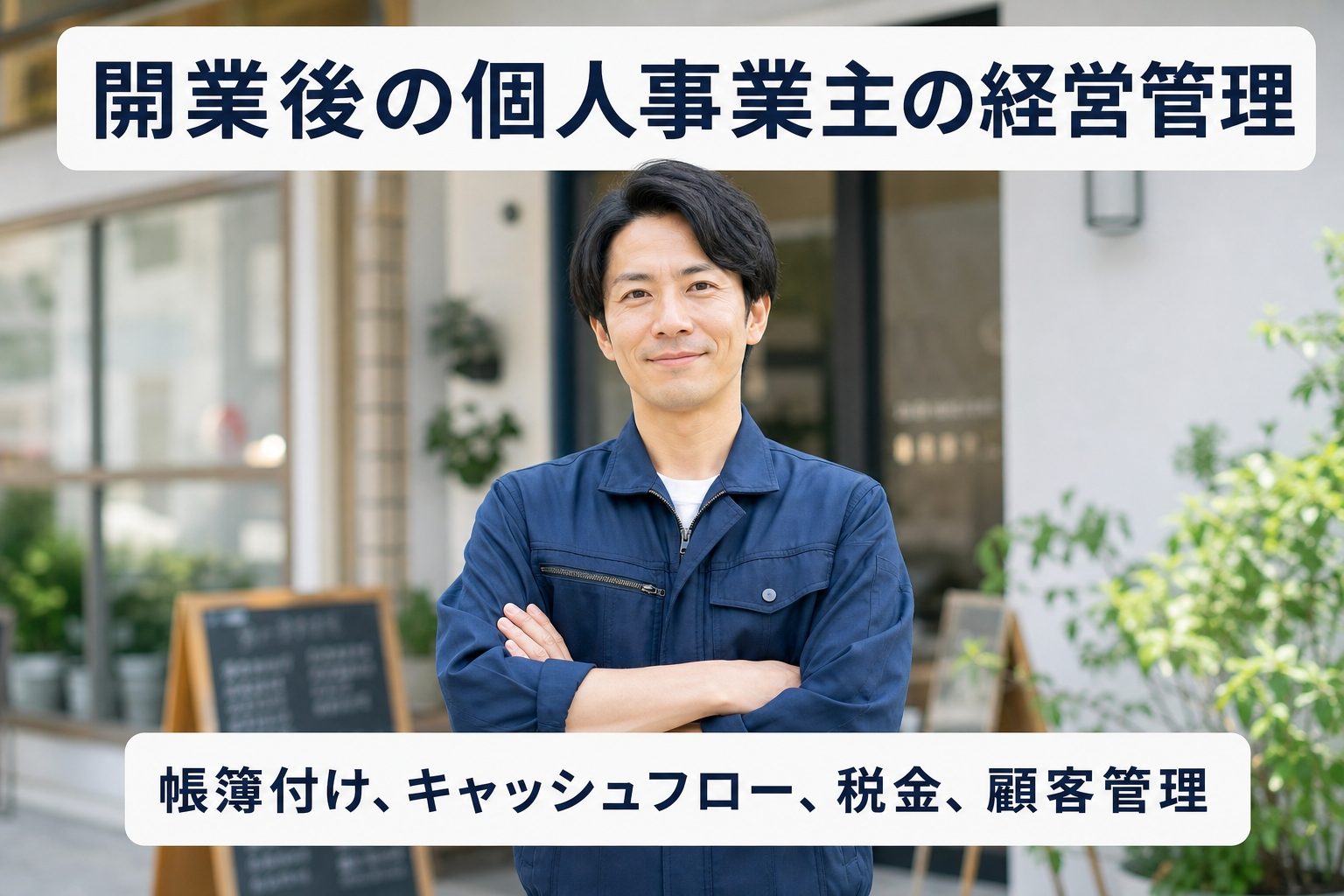 開業後の個人事業主運営｜帳簿・資金繰り・税務・顧客管理