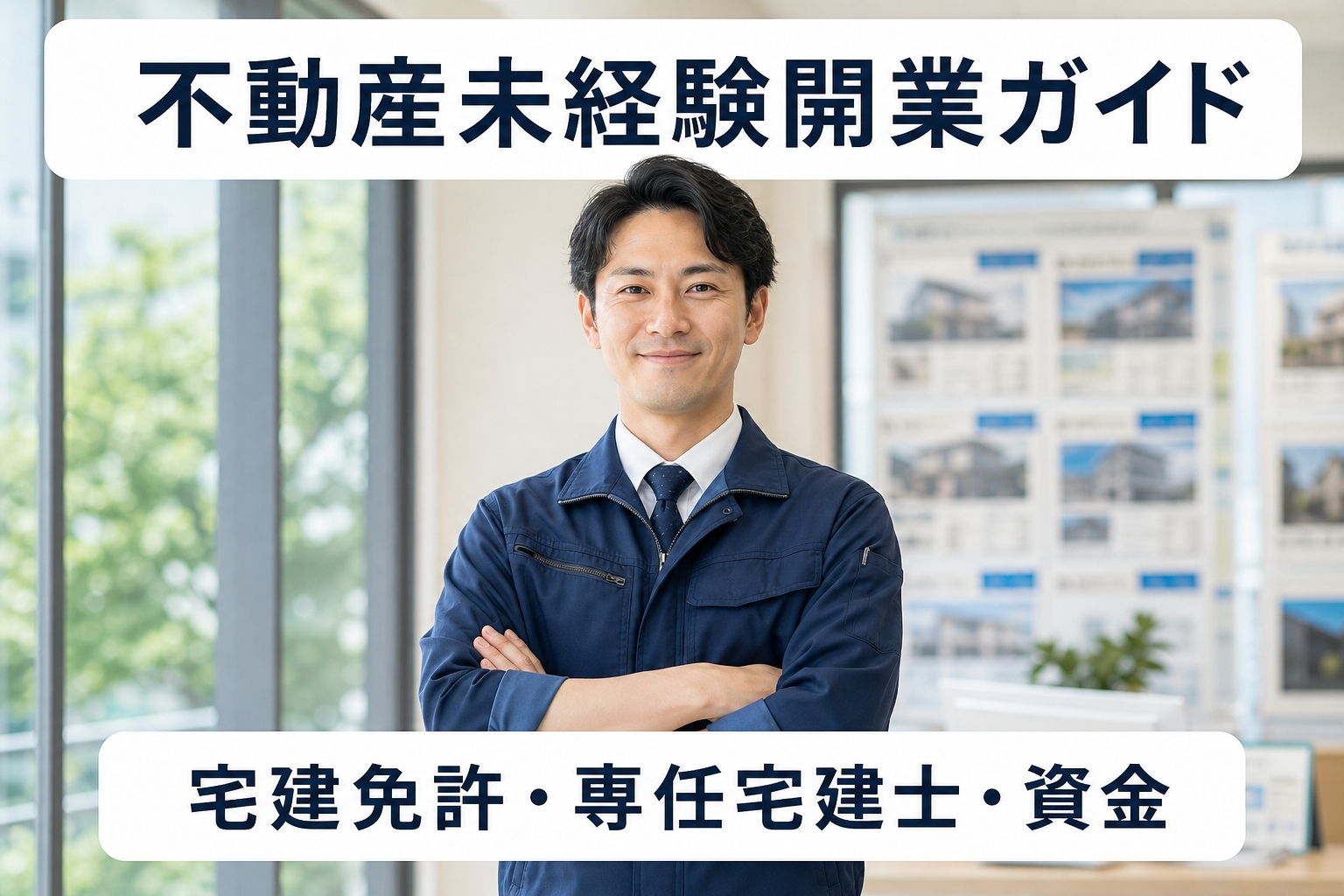 不動産未経験開業ガイド｜宅建免許・専任宅建士・資金