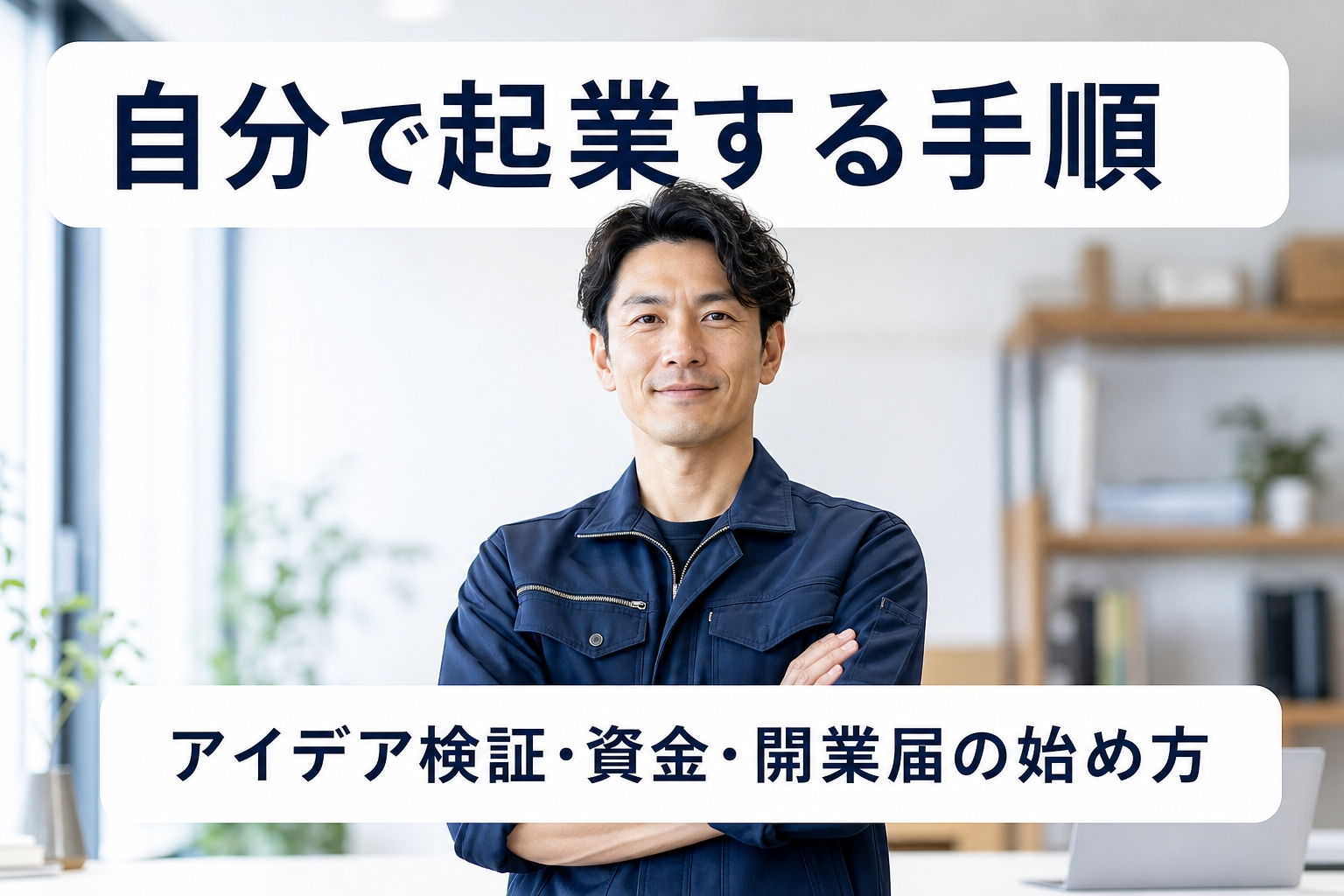自分で起業する手順｜アイデア検証・資金・開業届の始め方