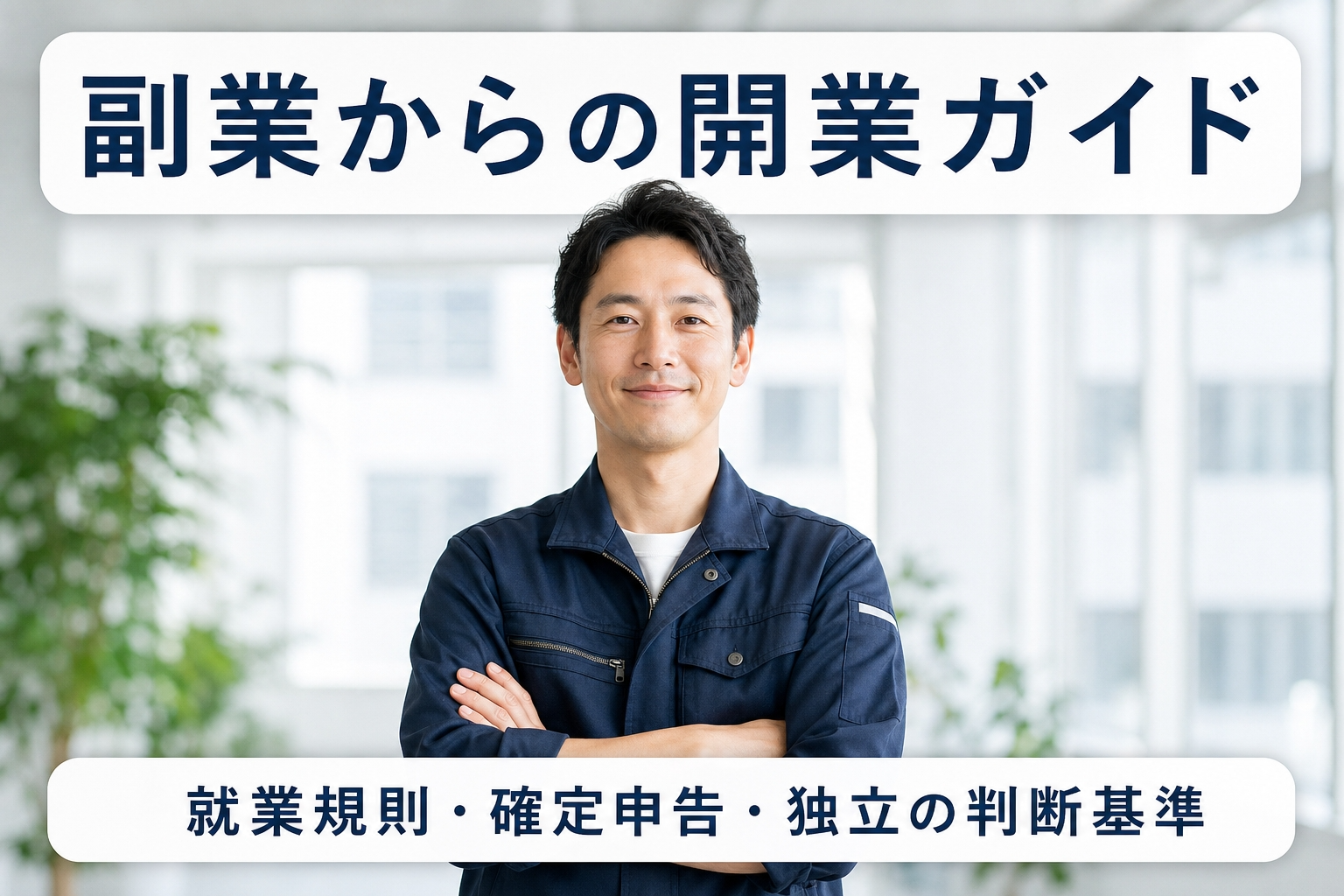 副業からの開業ガイド｜就業規則・確定申告・独立の判断基準