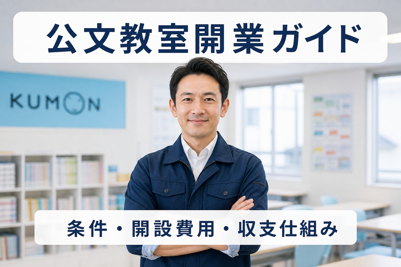 公文教室開業ガイド｜条件・開設費用・収支仕組み