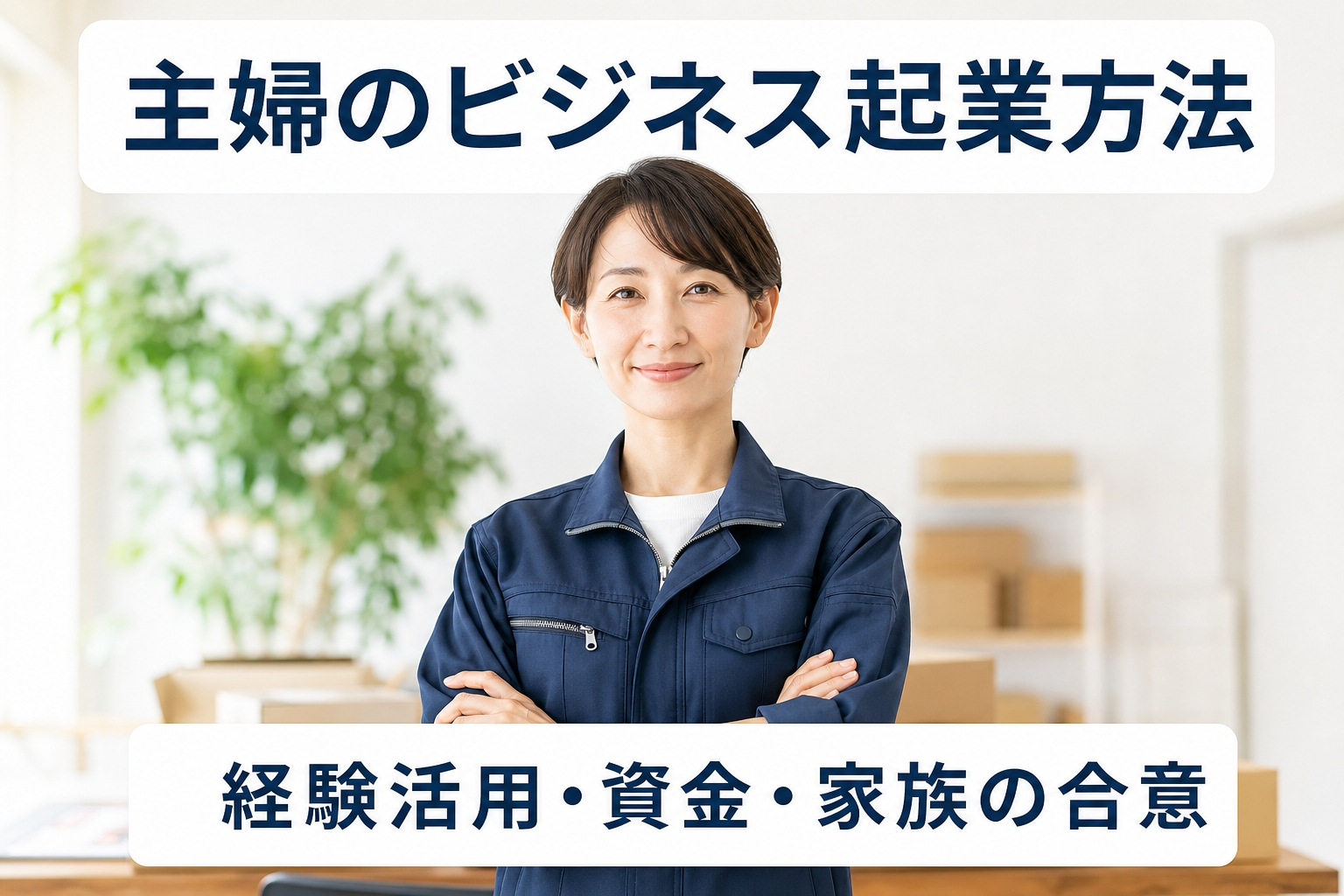 主婦のビジネス起業方法｜経験活用・資金・家族の合意