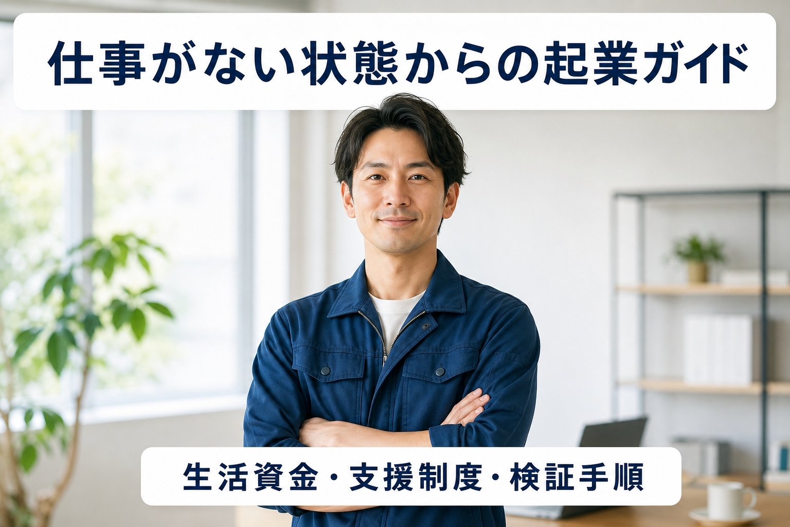 仕事がない状態からの起業ガイド｜生活資金・支援制度・検証手順