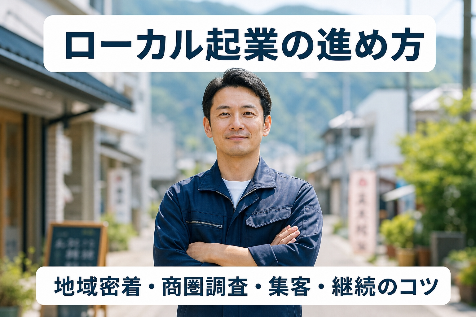 ローカル起業の進め方｜地域密着・商圏調査・集客・継続のコツ