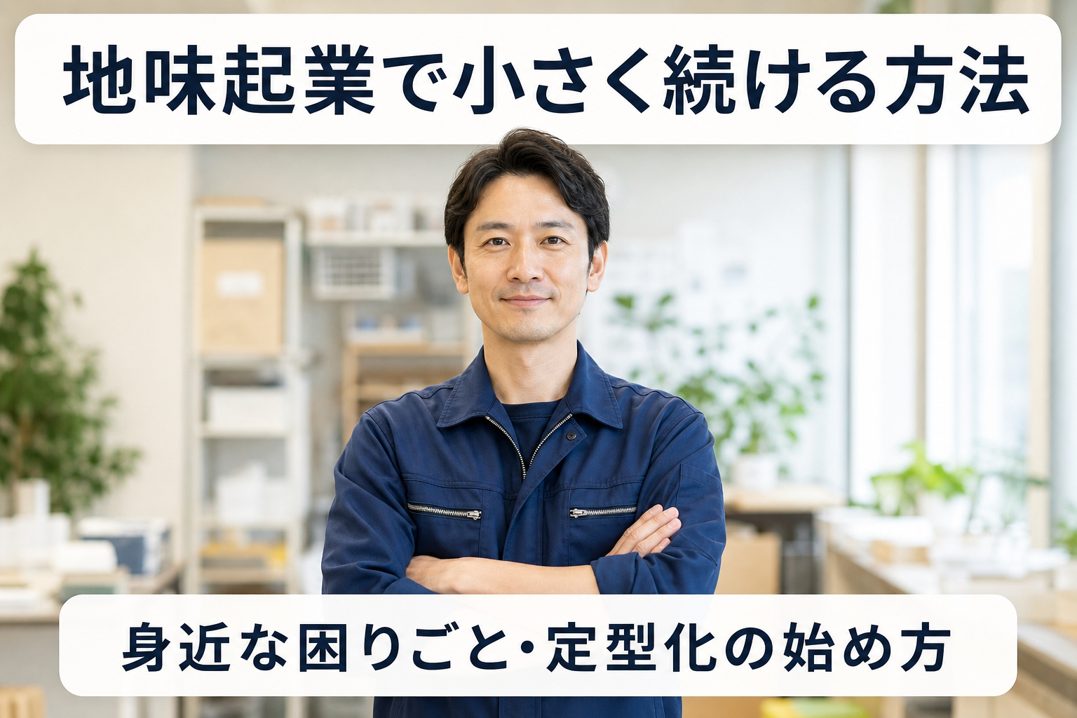 地味起業で小さく続ける方法｜身近な困りごと・定型化の始め方