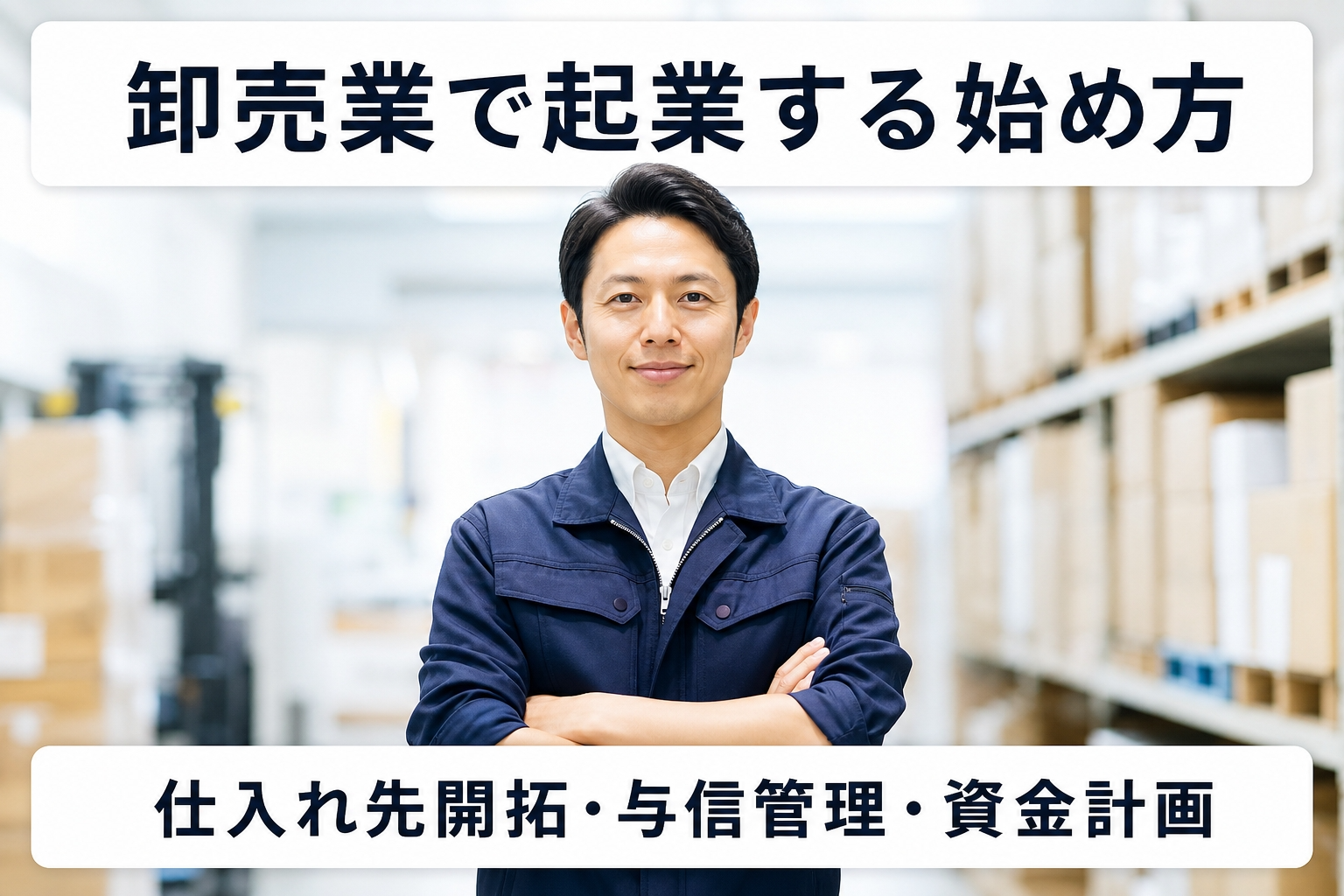 卸売業で起業する始め方｜仕入れ先開拓・与信管理・資金計画