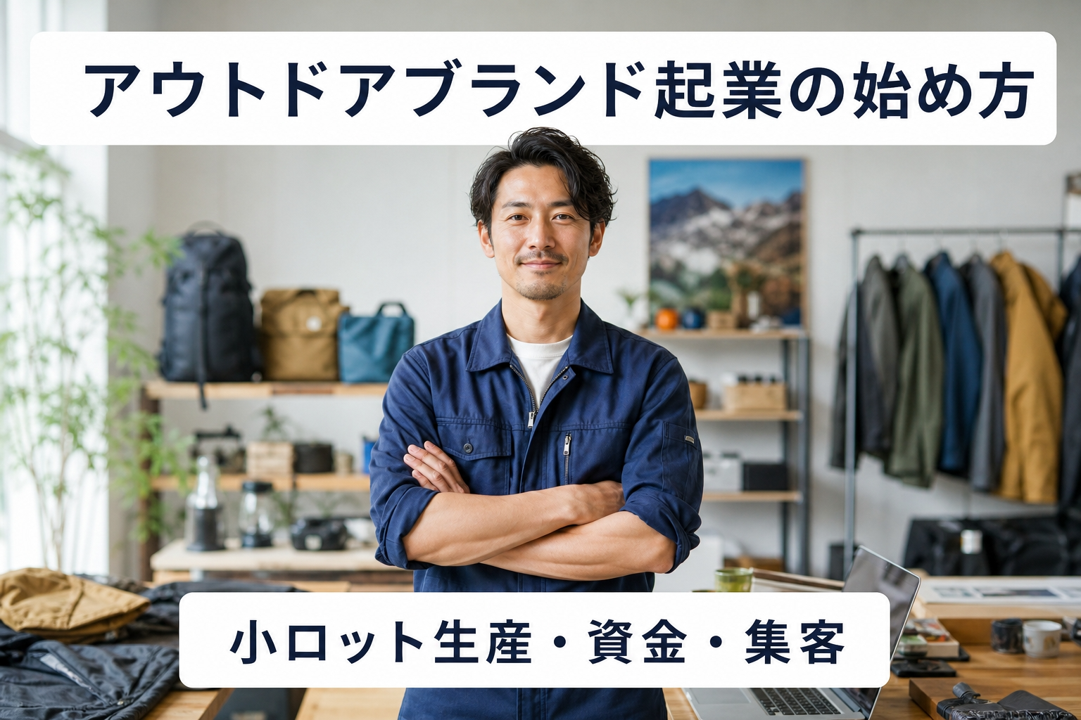 アウトドアブランド起業の始め方｜小ロット生産・資金・集客