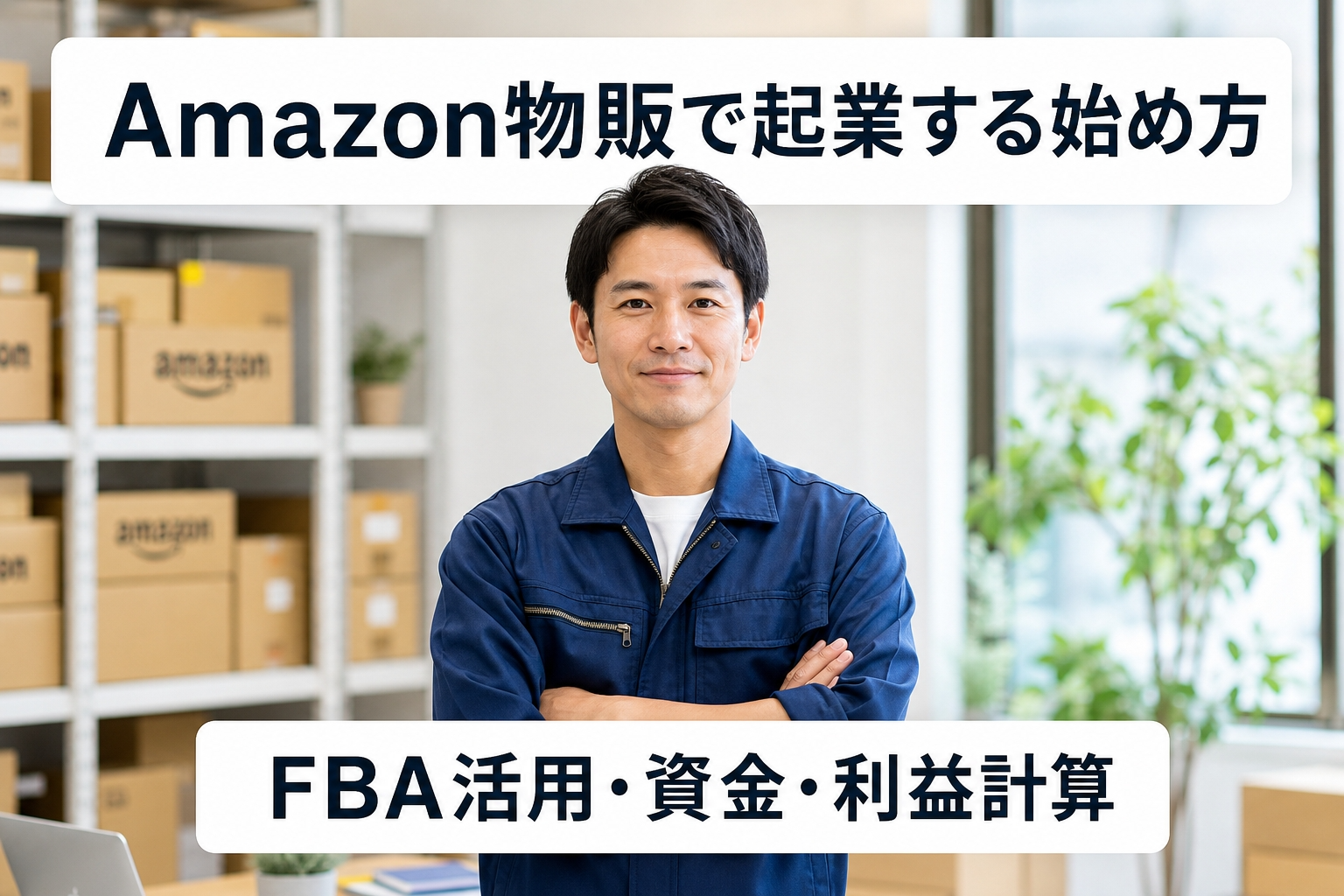 Amazon物販で起業する始め方｜FBA活用・資金・利益計算