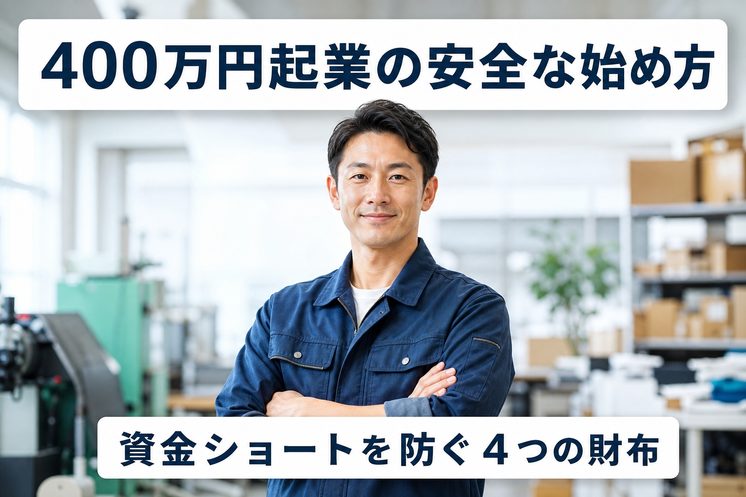 400万円起業の安全な始め方｜資金ショートを防ぐ4つの財布