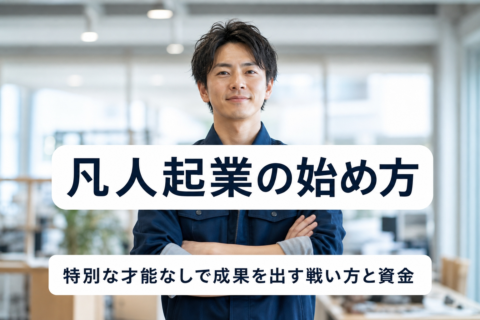 凡人起業の始め方｜特別な才能なしで成果を出す戦い方と資金