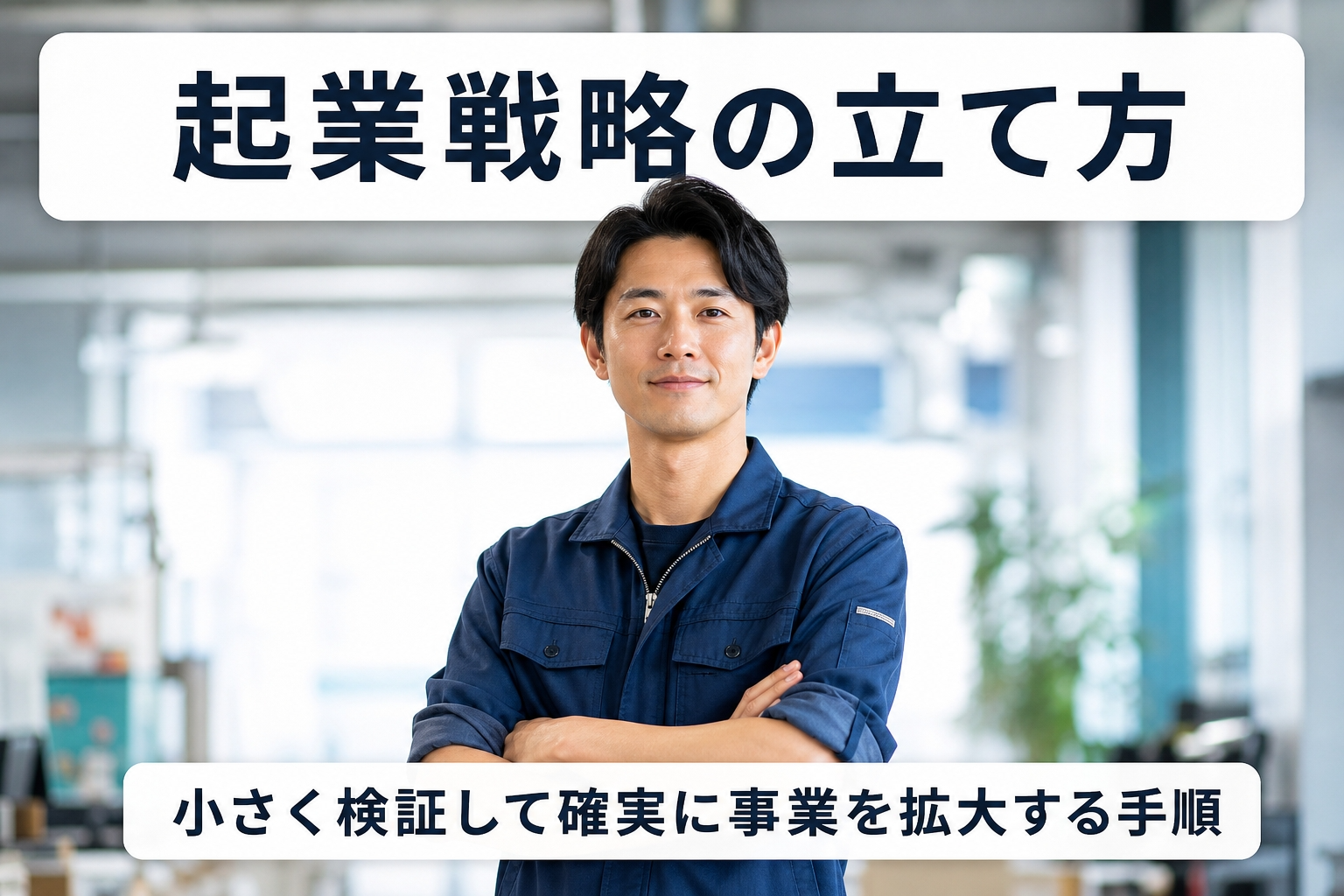 起業戦略の立て方｜小さく検証して確実に事業を拡大する手順