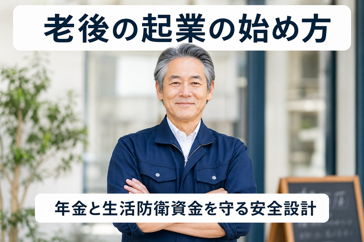老後の起業の始め方｜年金と生活防衛資金を守る安全設計