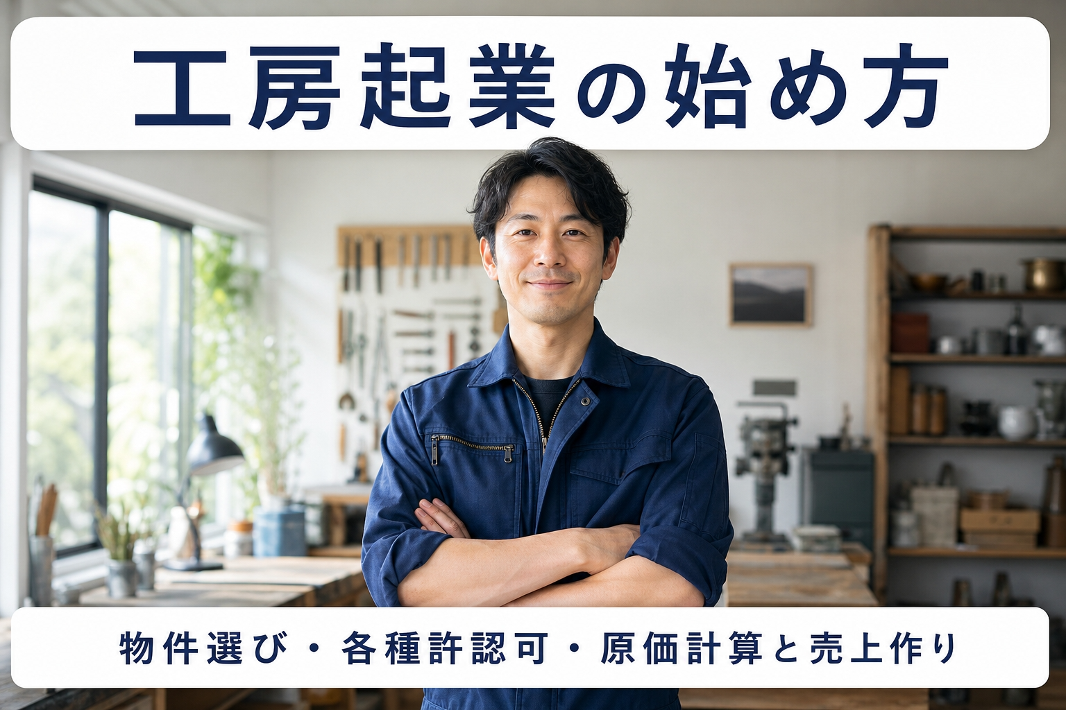 工房起業の始め方｜物件選び・各種許認可・原価計算と売上作り