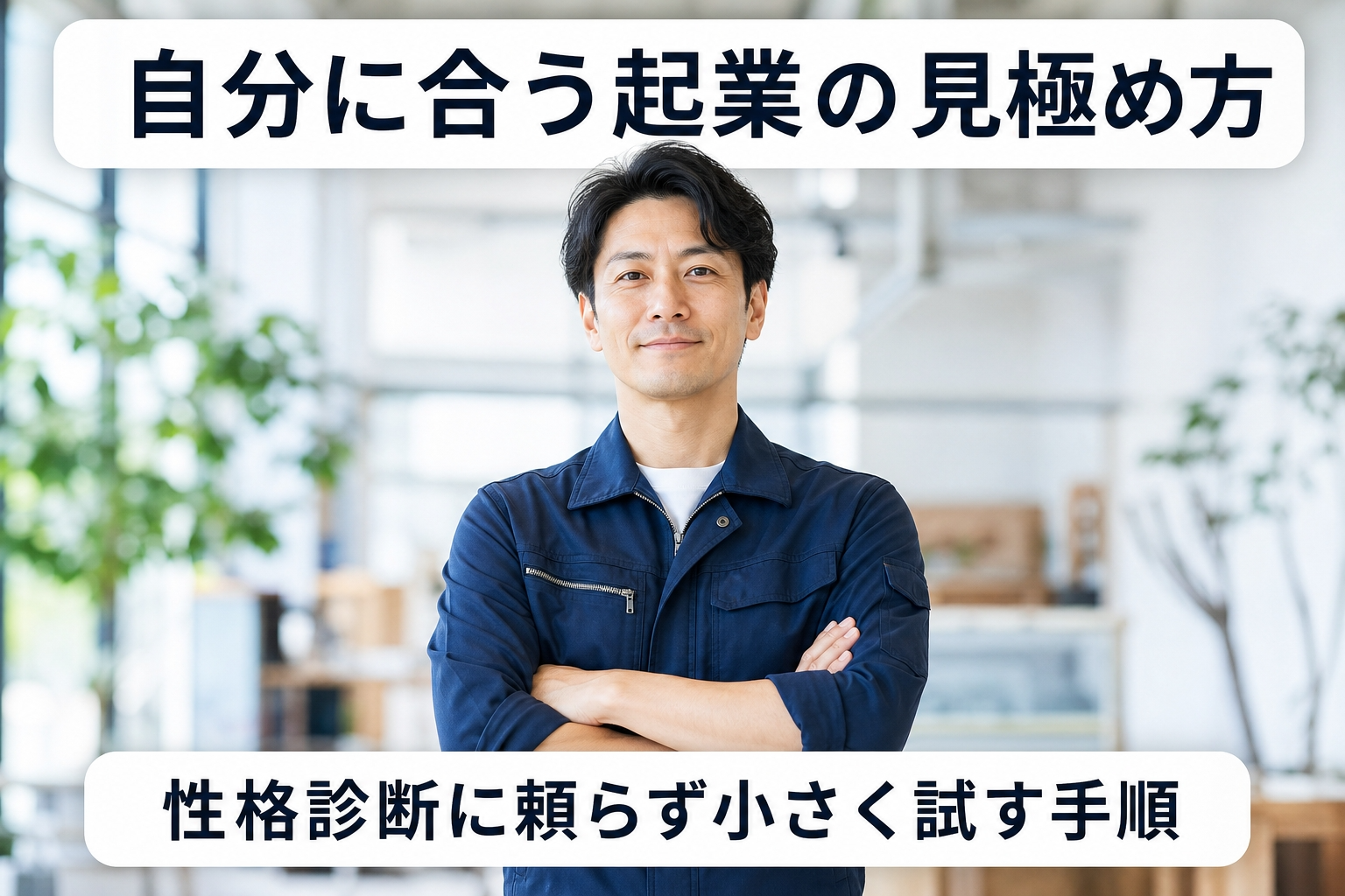 自分に合う起業の見極め方｜性格診断に頼らず小さく試す手順