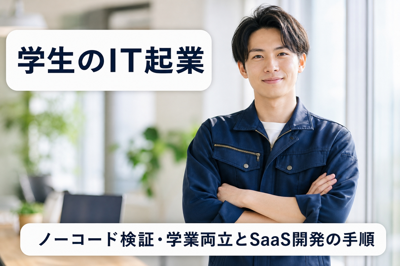 学生のIT起業｜ノーコード検証・学業両立とSaaS開発の手順