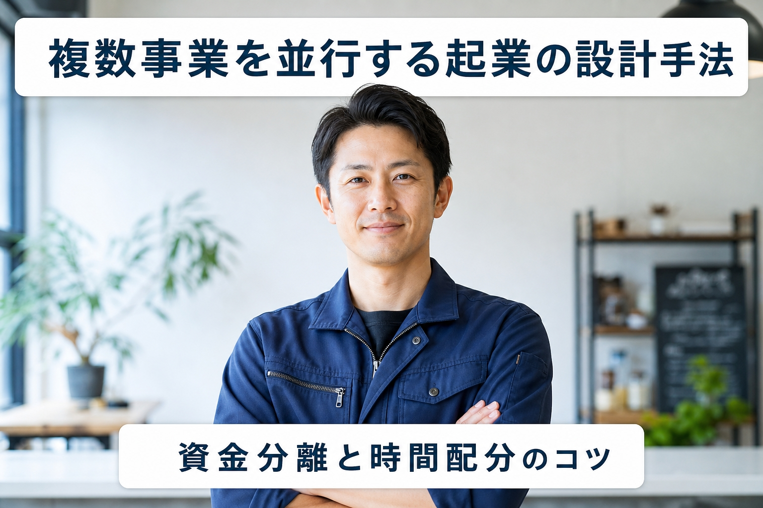 複数事業を並行する起業の設計手法｜資金分離と時間配分のコツ