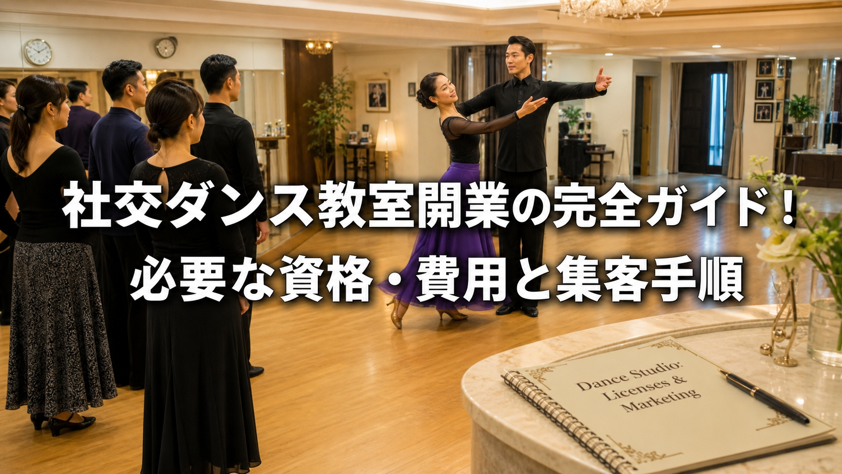 社交ダンス教室開業の完全ガイド！必要な資格・費用と集客手順