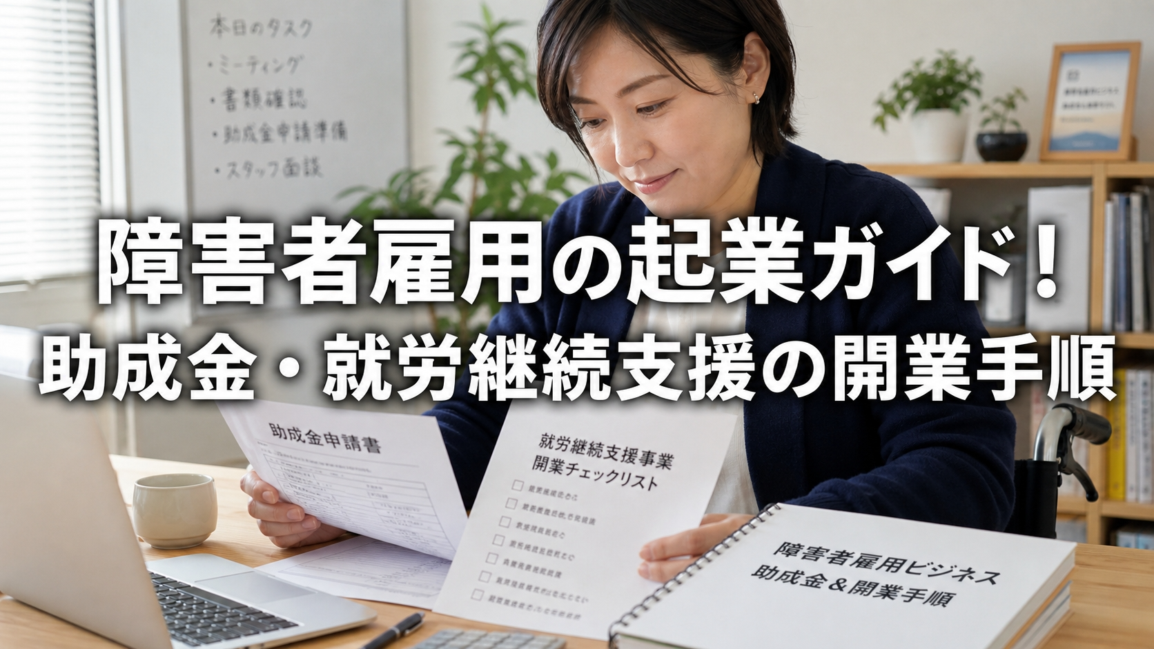 障害者雇用の起業ガイド！助成金・就労継続支援の開業手順