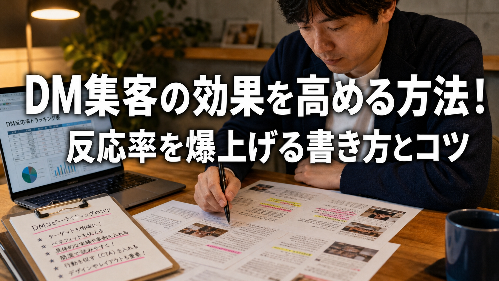 DM集客の効果を高める方法！反応率を爆上げる書き方とコツ