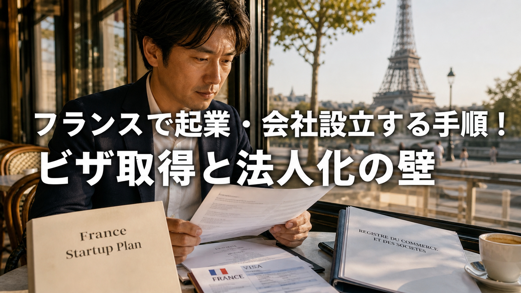 フランスで起業・会社設立する手順！ビザ取得と法人化の壁