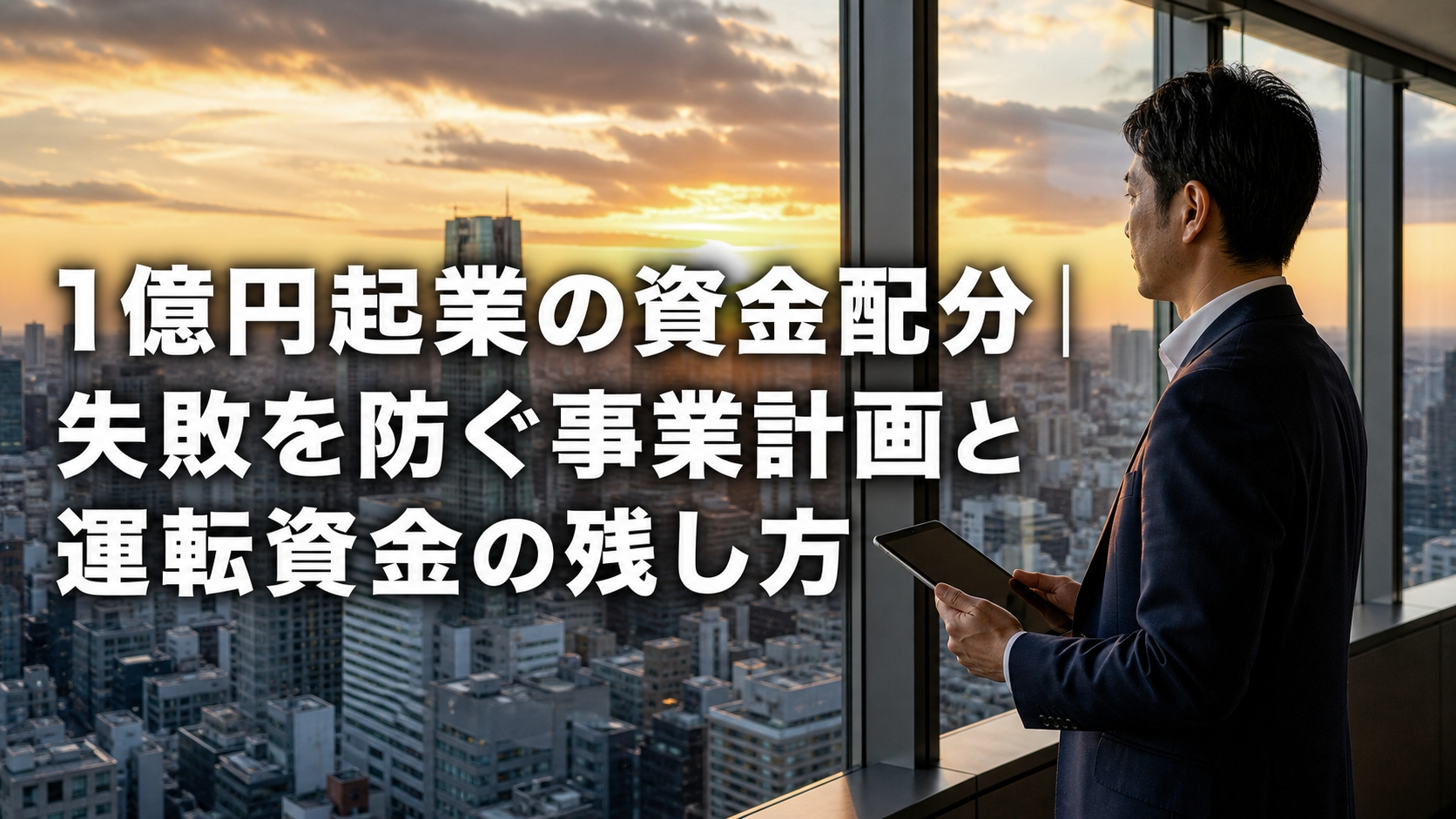 1億円起業の資金配分｜失敗を防ぐ事業計画と運転資金の残し方