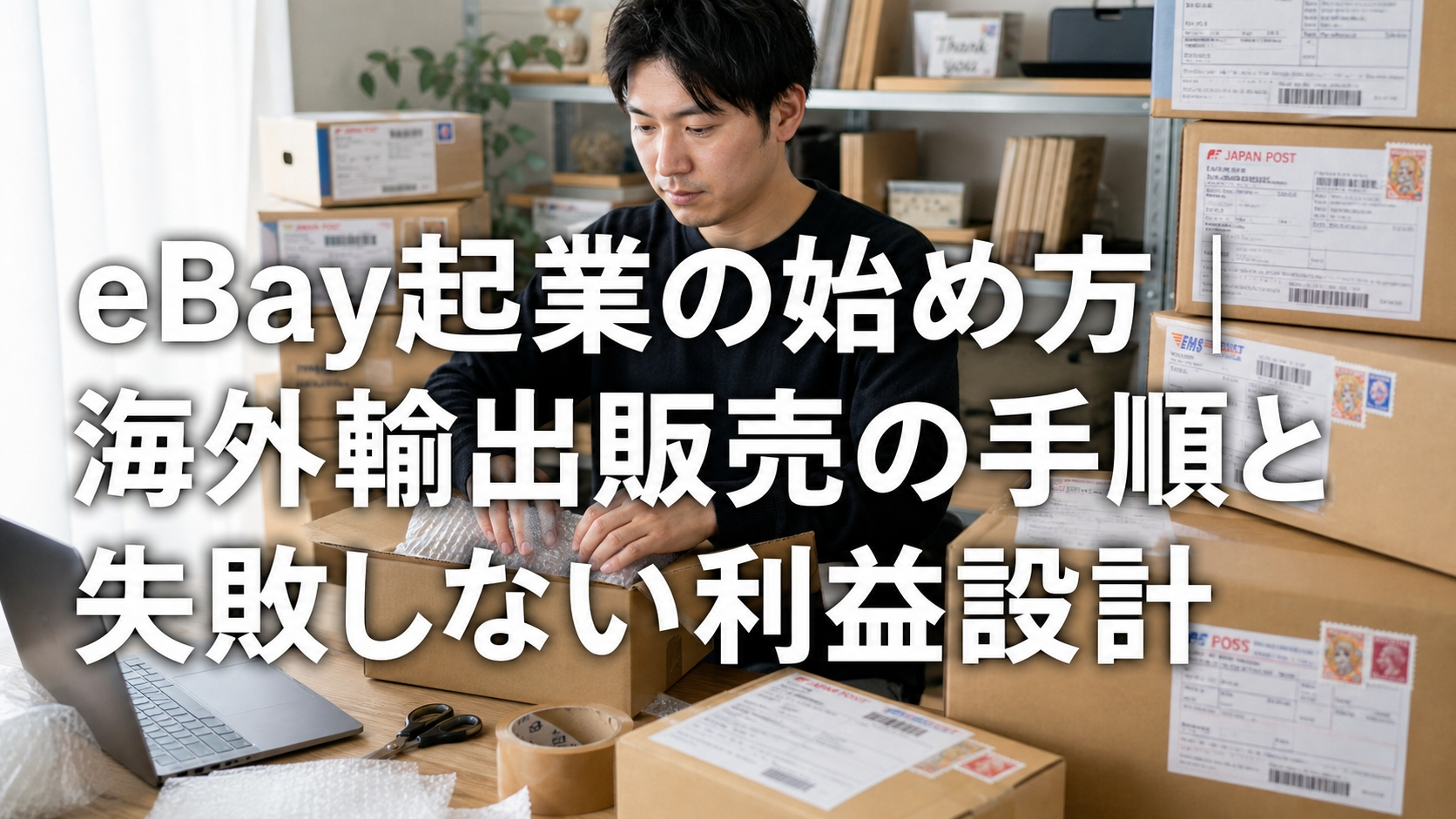 eBay起業の始め方｜海外輸出販売の手順と失敗しない利益設計