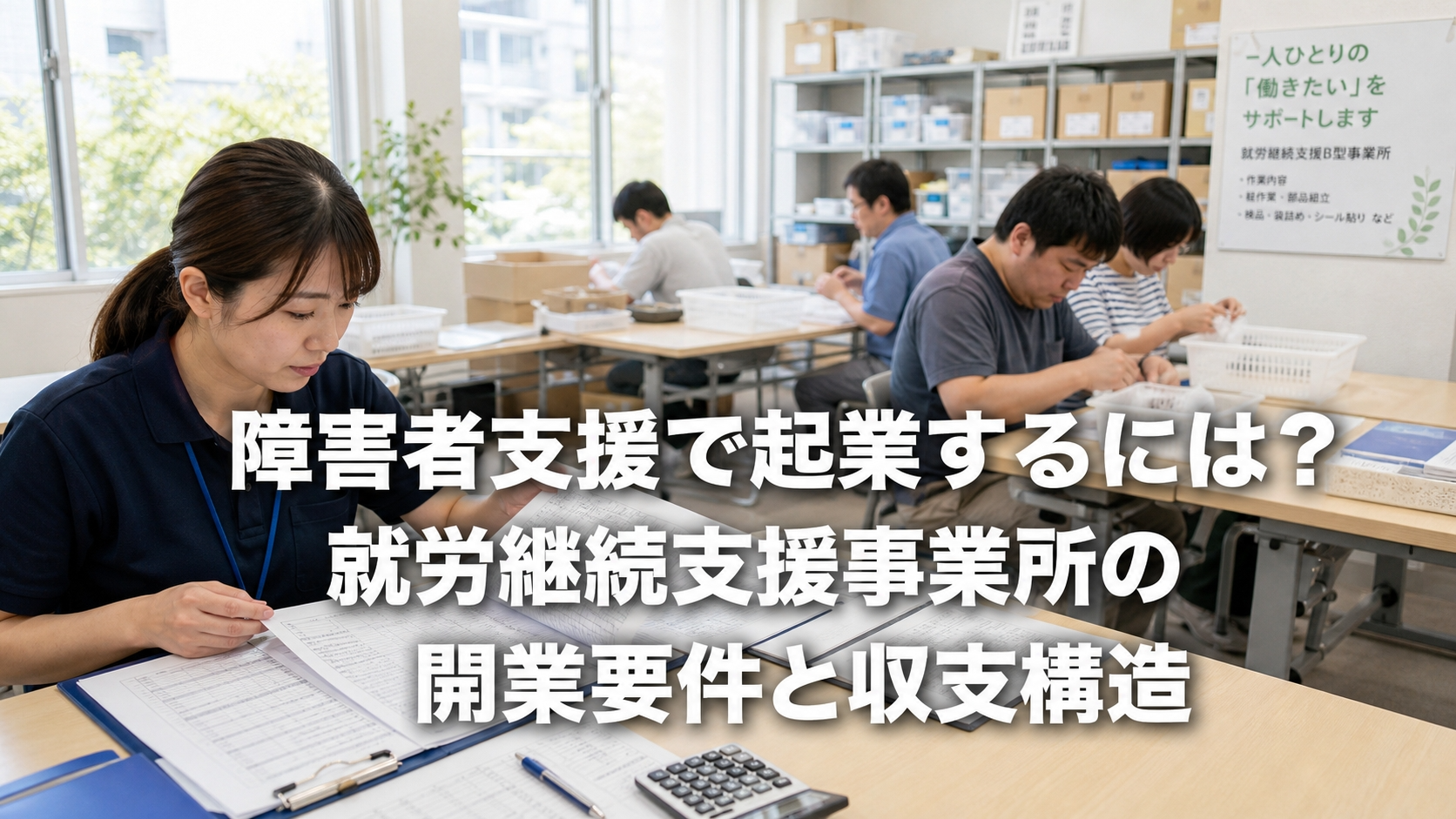 障害者雇用を前提に起業するには？法定雇用率2.7%時代の設計と助成金
