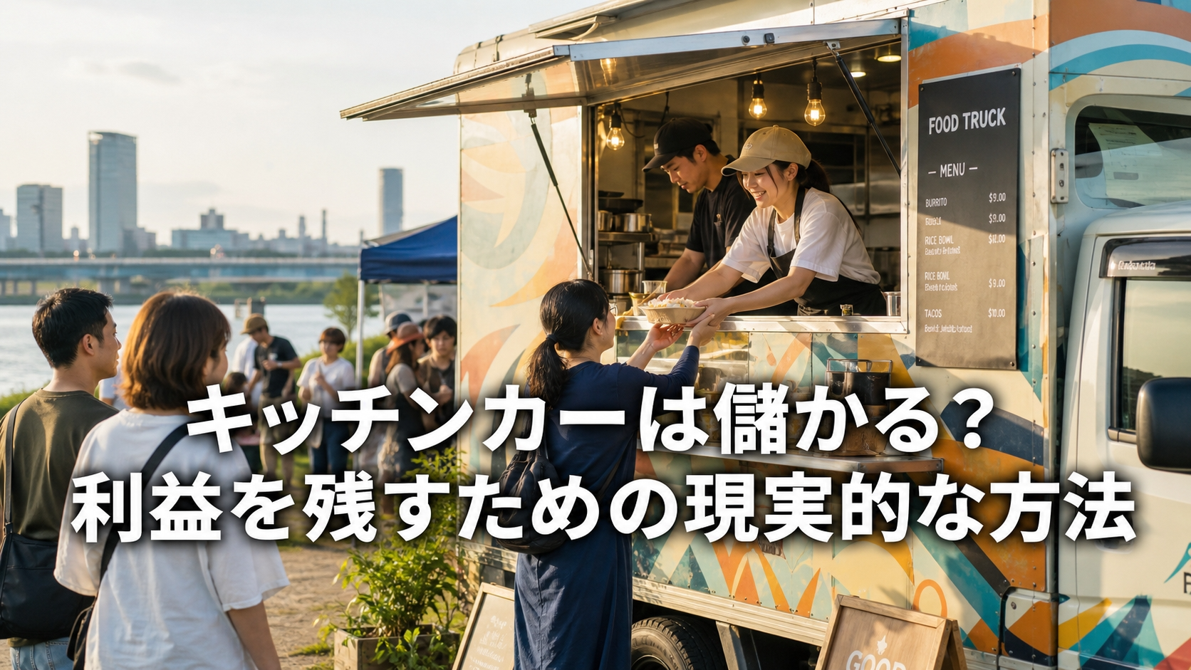 キッチンカーは儲かる？利益を残すための現実的な方法
