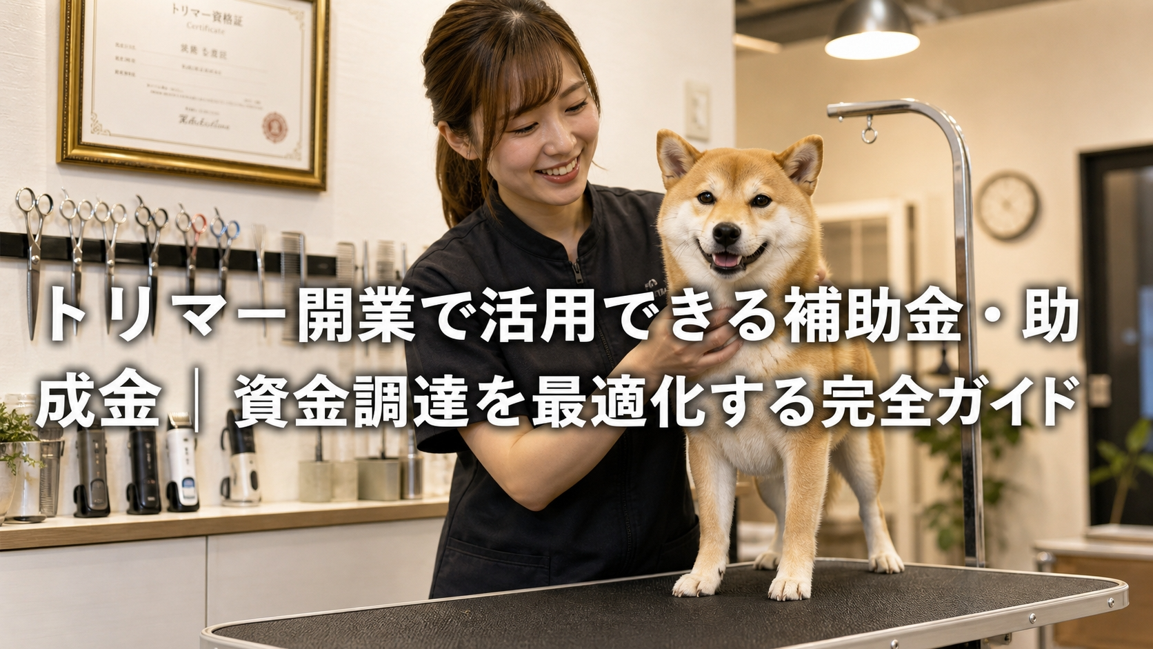トリマー開業で活用できる補助金・助成金｜資金調達を最適化する完全ガイド