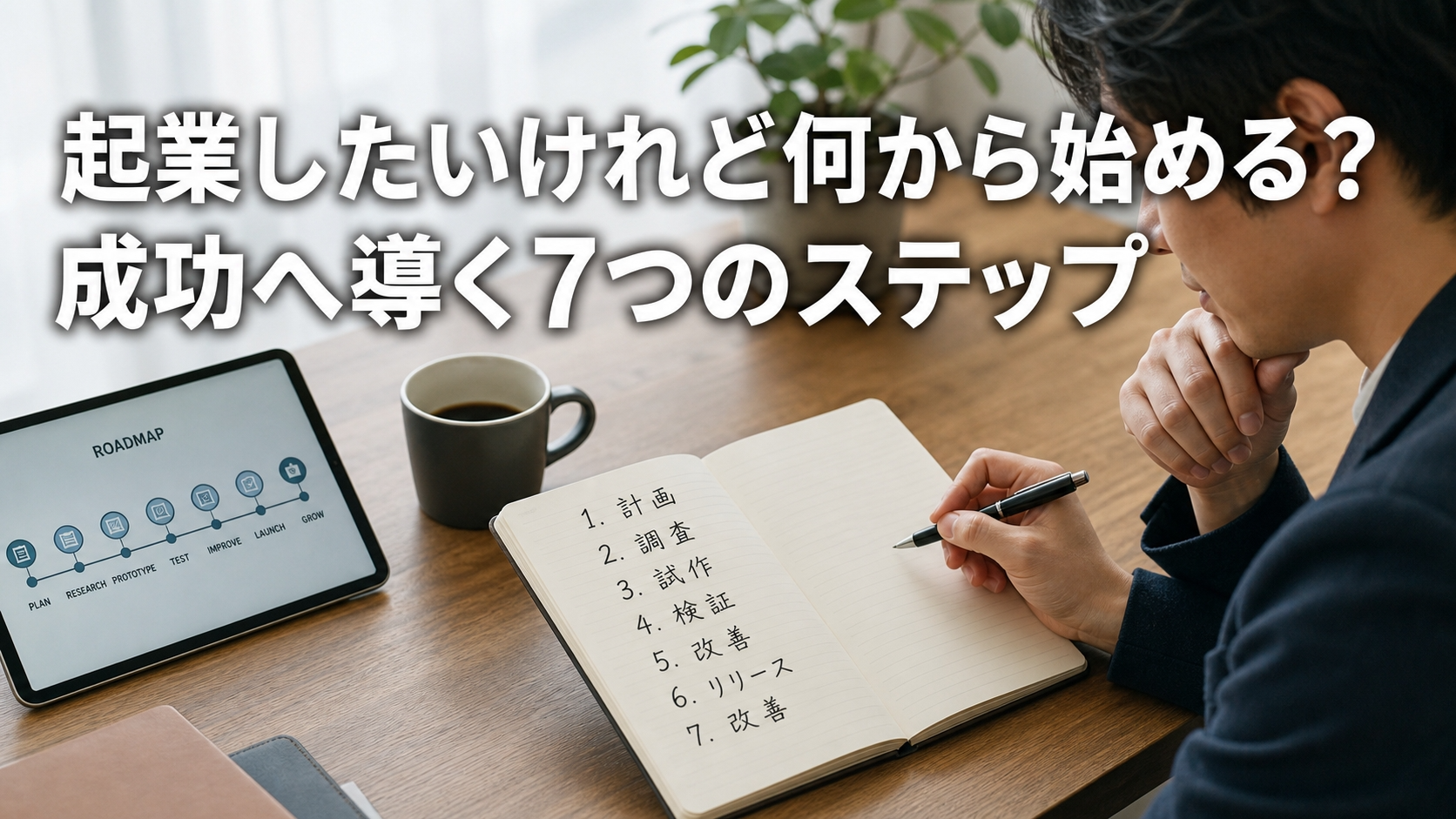 起業したいけれど何から始める？成功へ導く7つのステップ