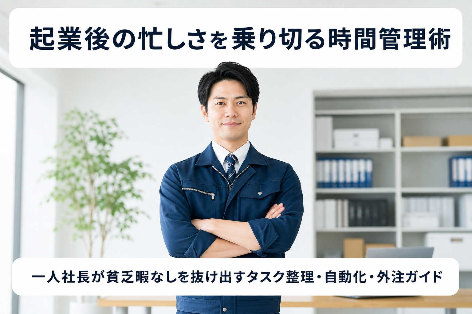 起業後の忙しさを乗り切る時間管理術｜一人社長が貧乏暇なしを抜け出すタスク整理・自動化・外注ガイド